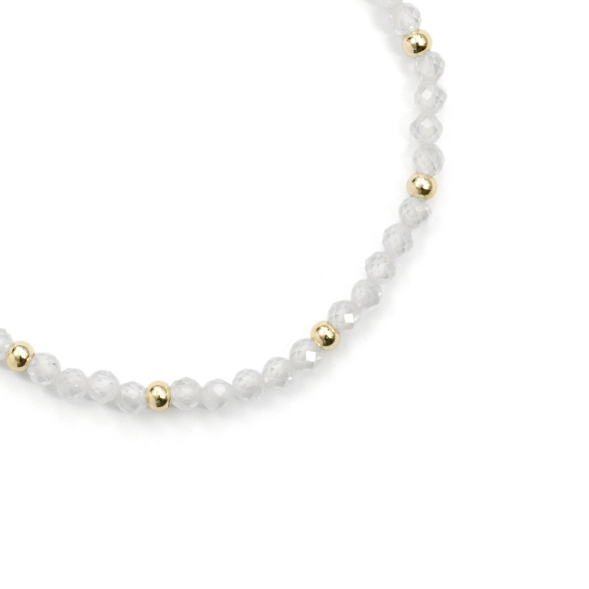 Bracciale con zircone brillante con finitura in oro giallo 18K - Fani