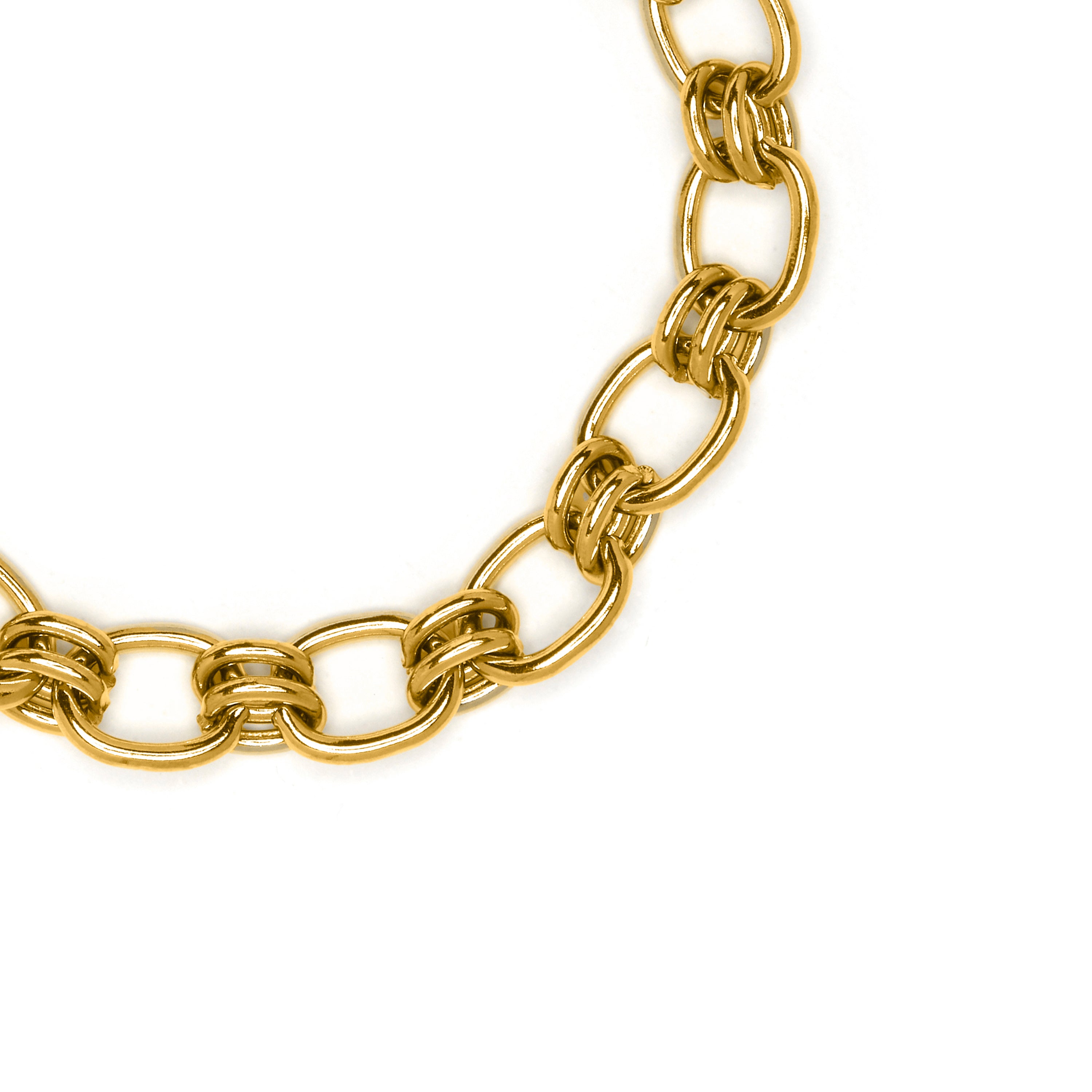 Pulsera acabado en oro amarillo 18k - Haloy
