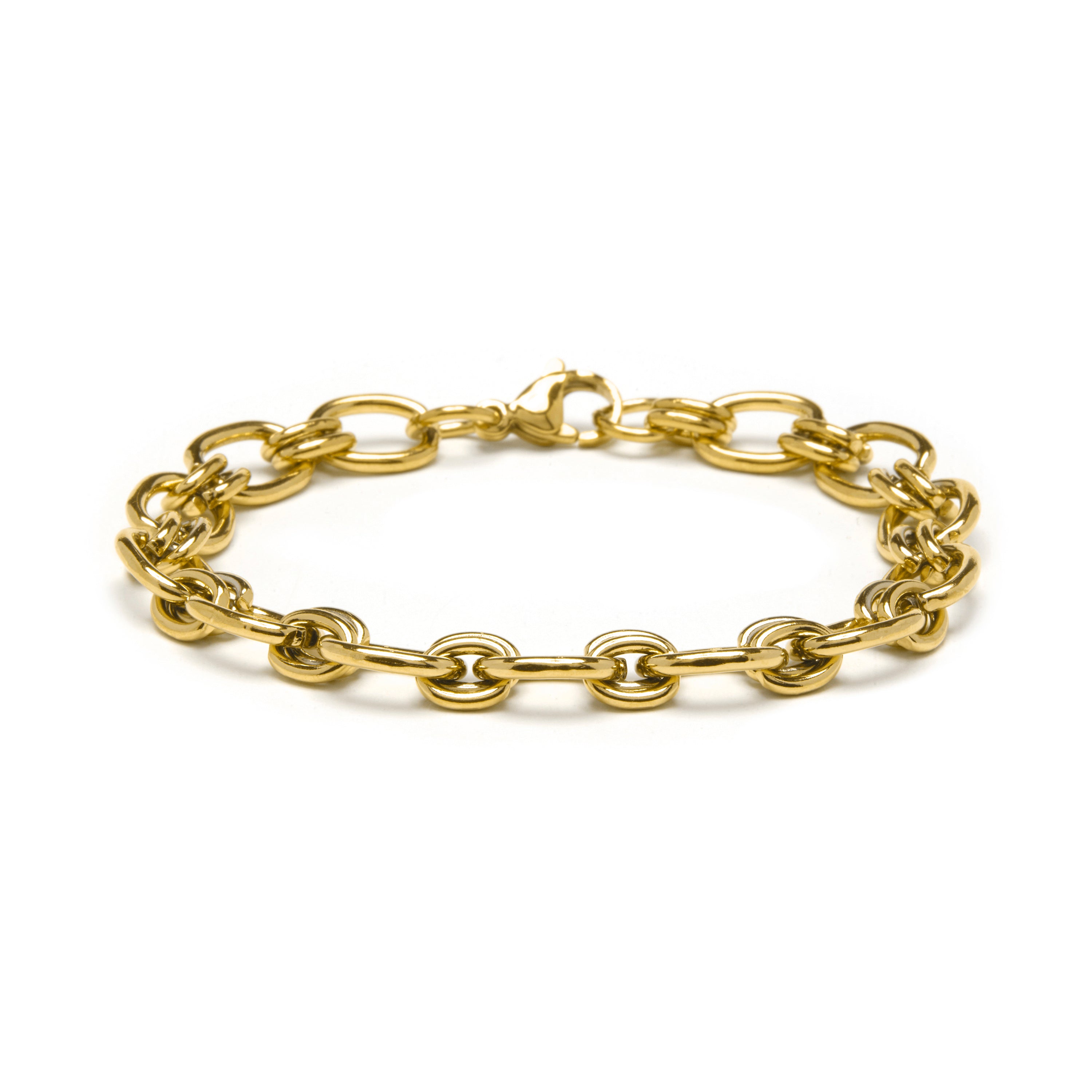 Pulseira acabamento em ouro amarelo 18k - Neehi