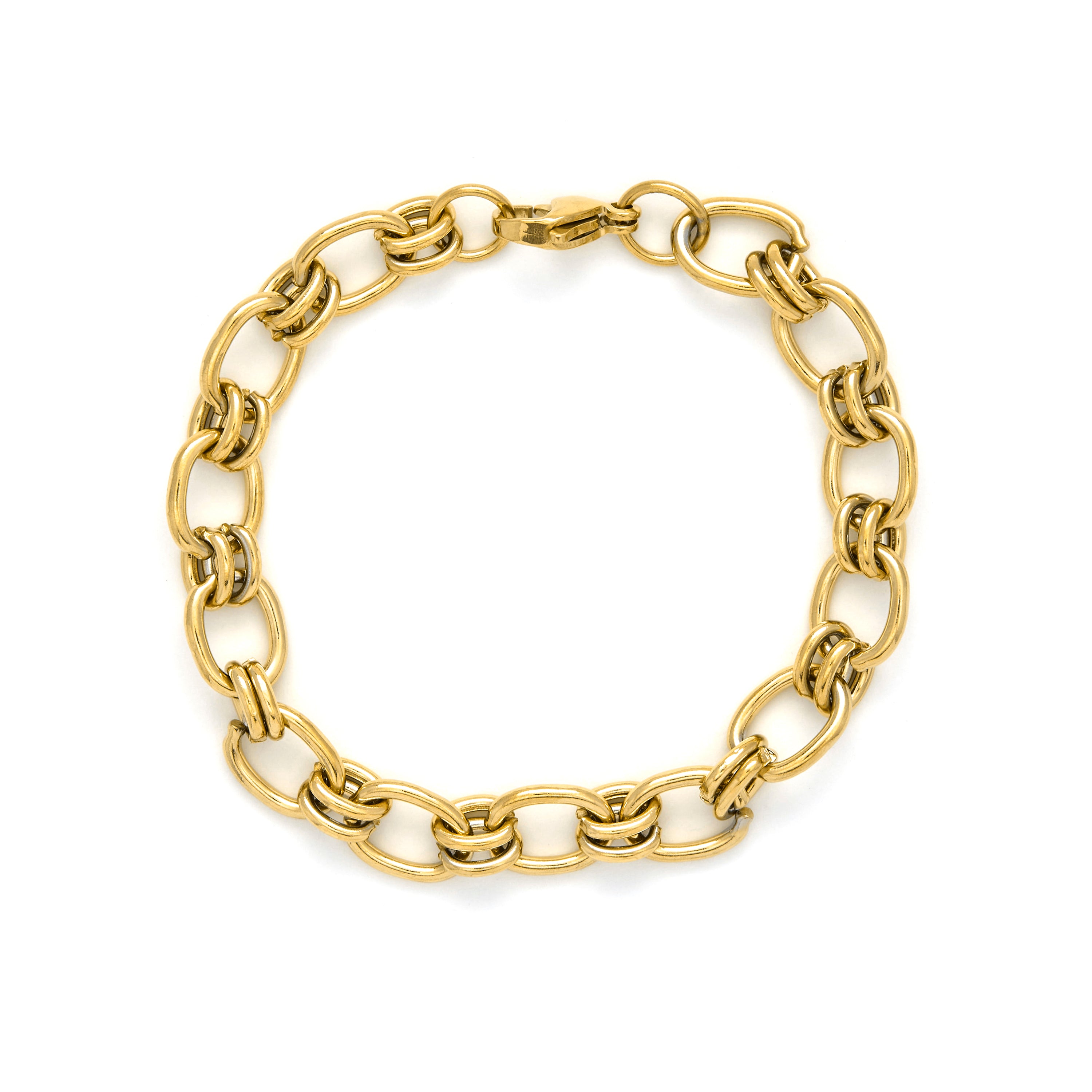 Pulseira acabamento em ouro amarelo 18k - Neehi