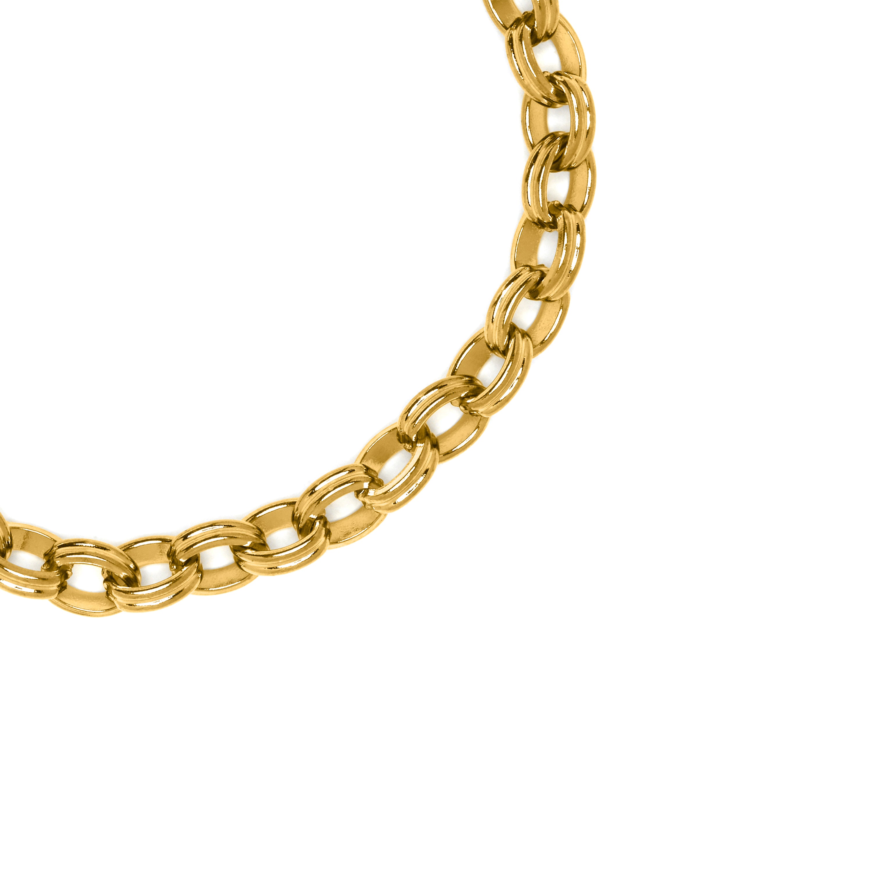 Pulseira acabamento em ouro amarelo 18k - Neehi