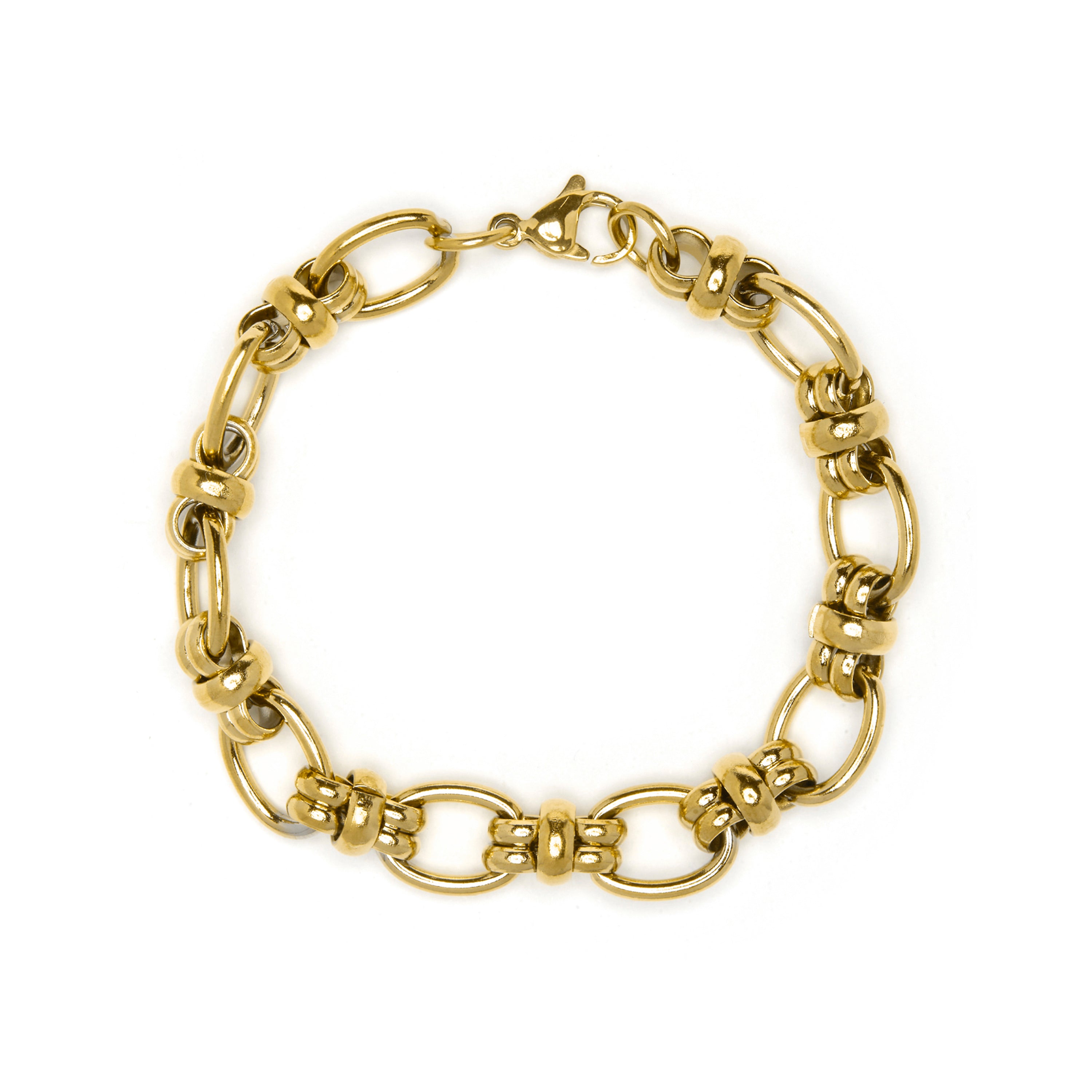 Bracelet finition en or jaune 18k - Laneda