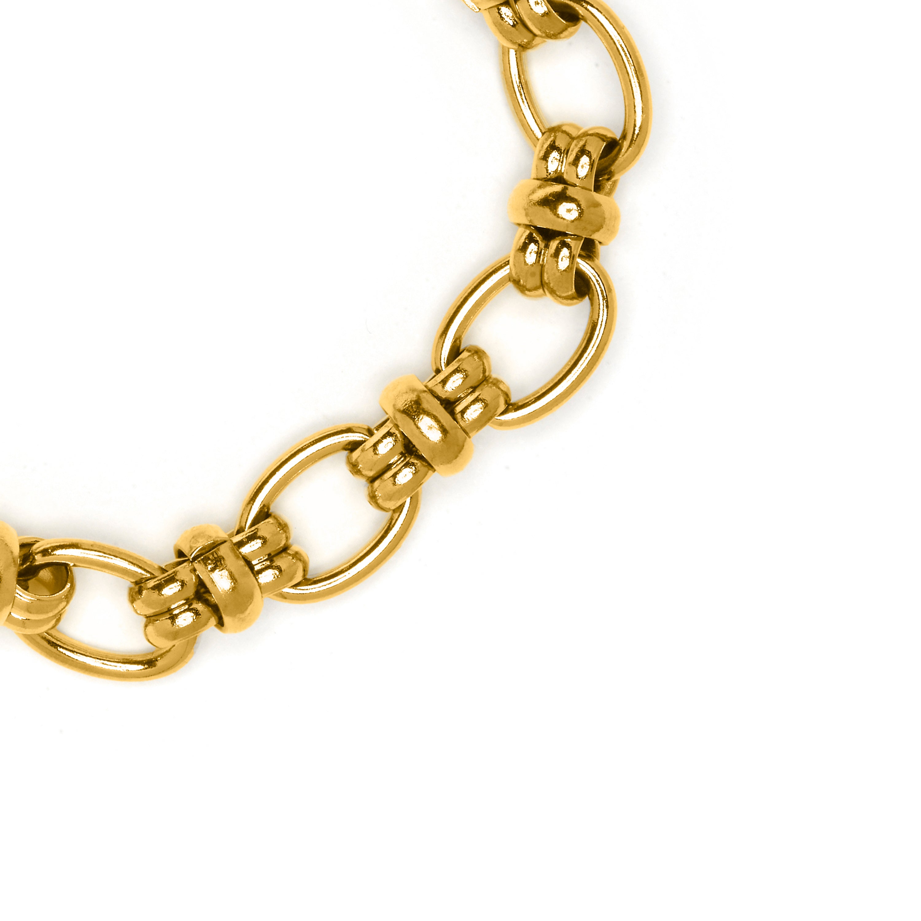 Bracelet finition en or jaune 18k - Laneda