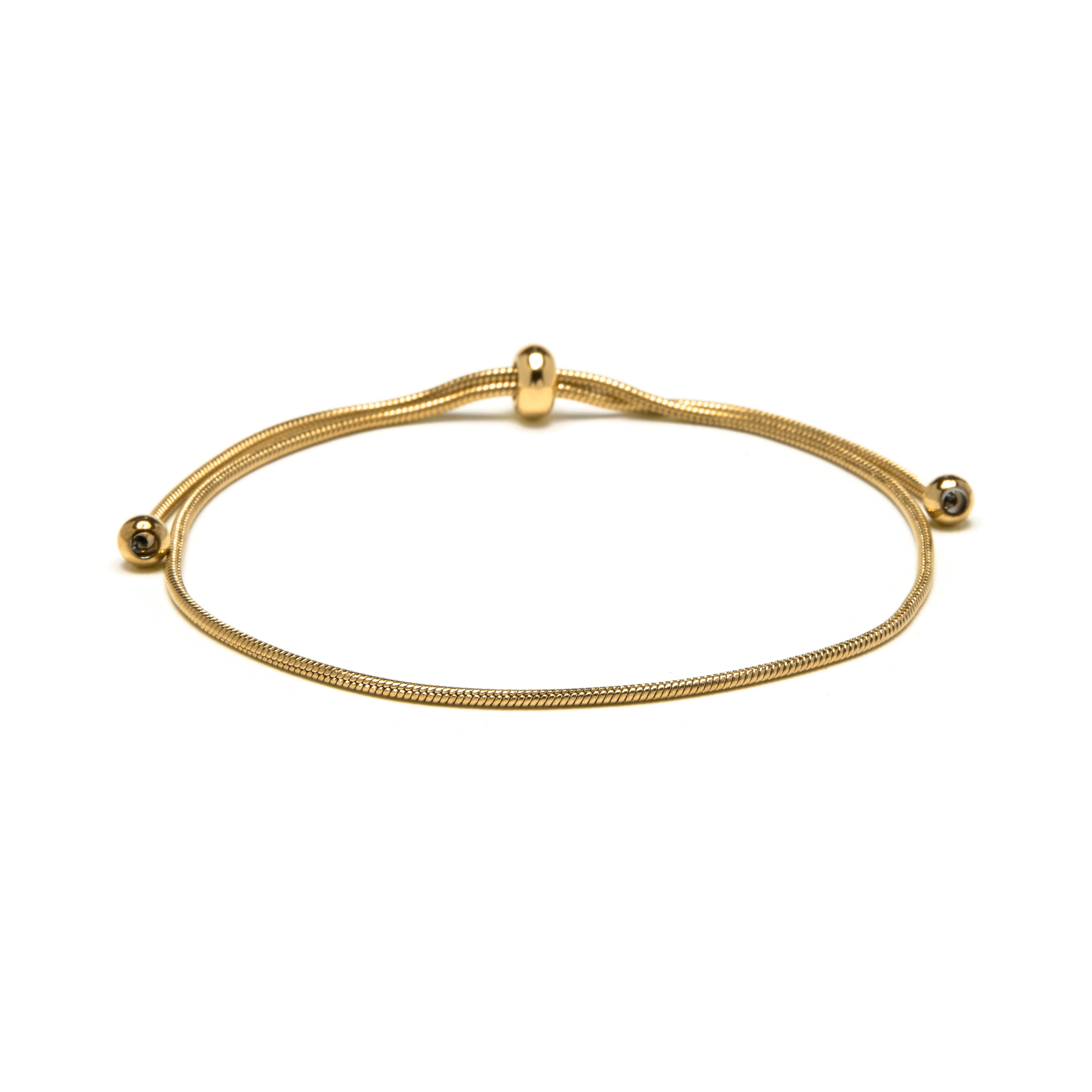 Pulsera acabado en oro amarillo 18k - Liwani