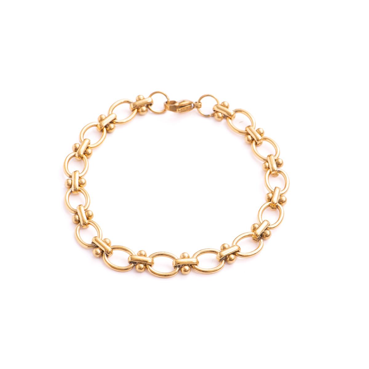 Pulsera acabado en oro amarillo de 18k - Balil