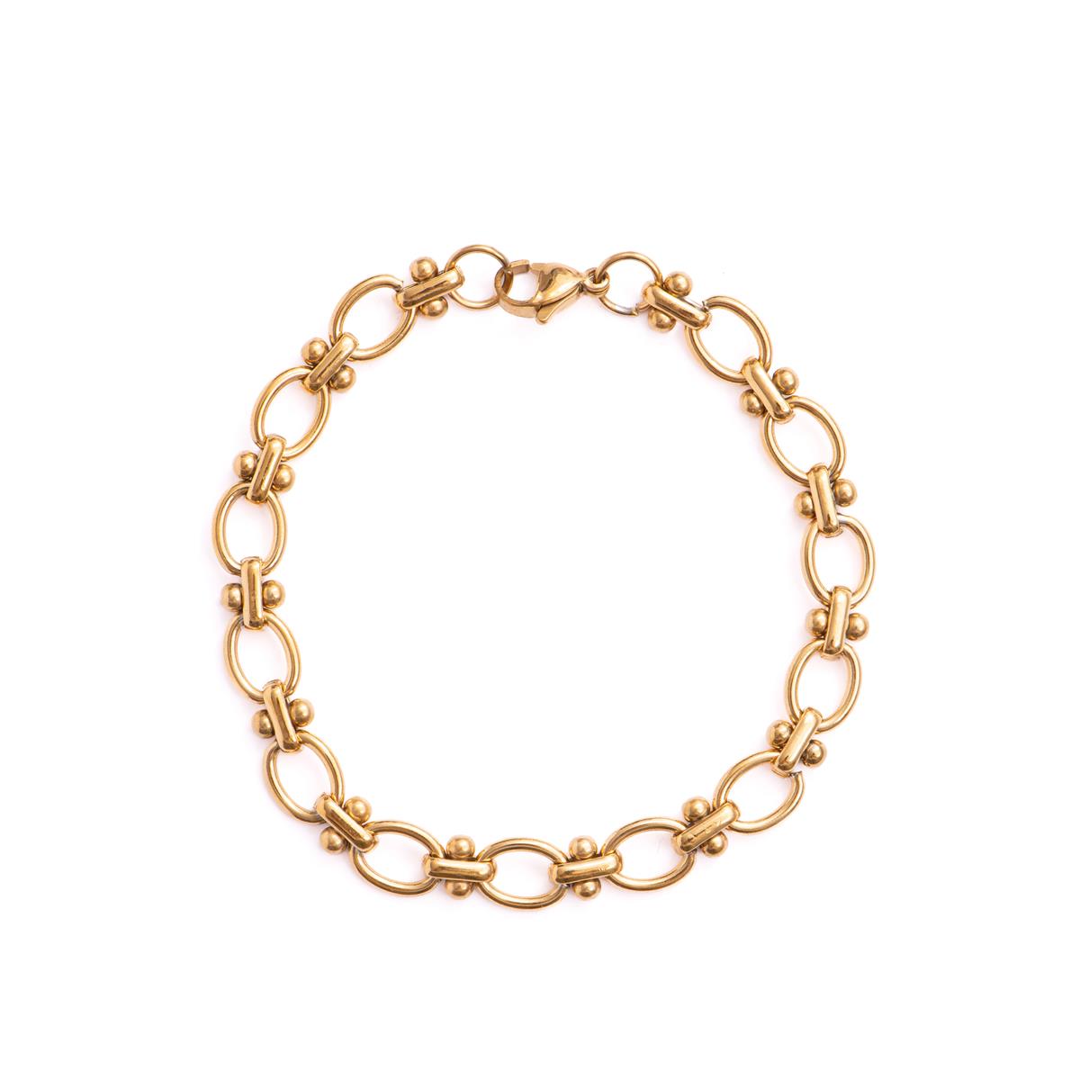 Pulsera acabado en oro amarillo de 18k - Balil