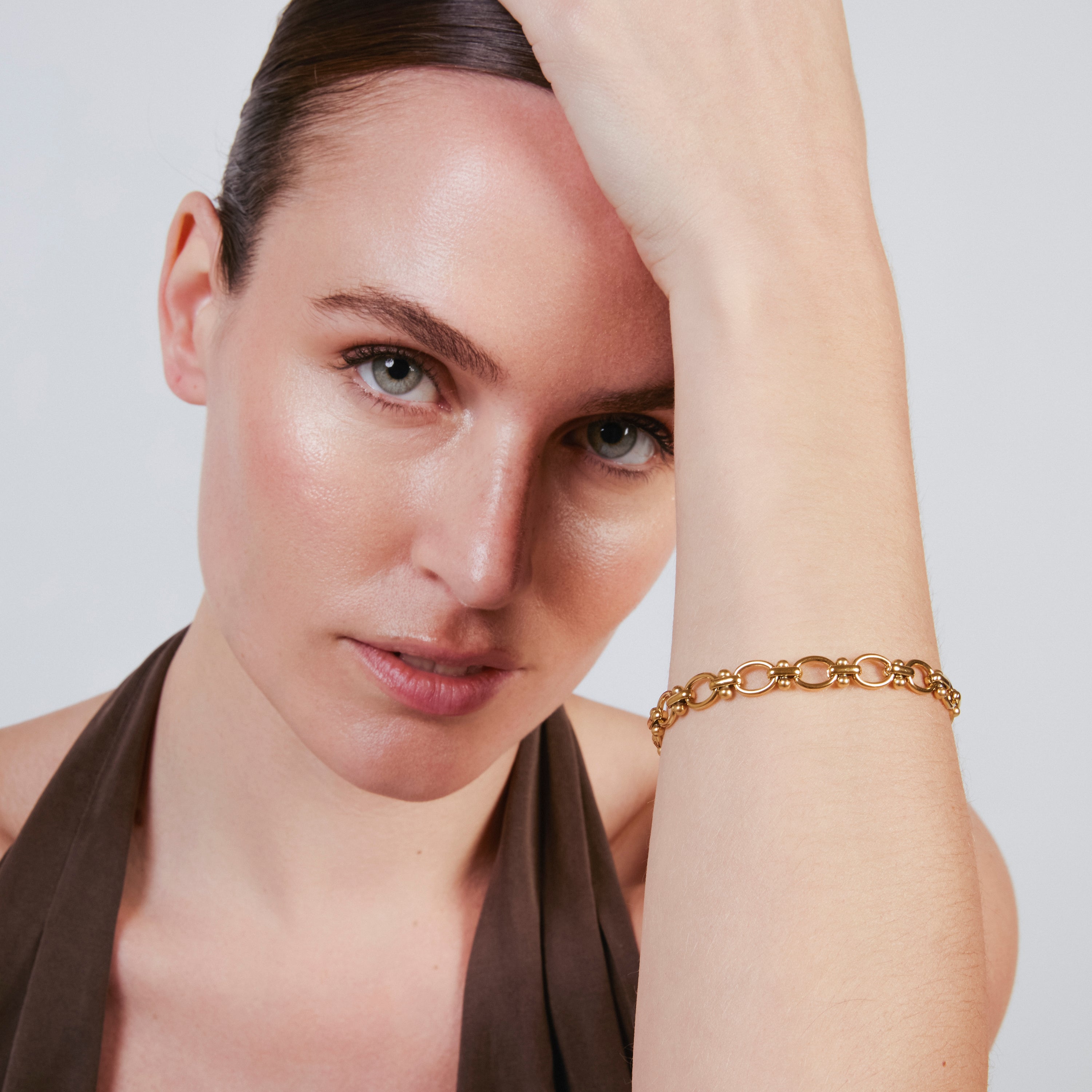 Pulsera acabado en oro amarillo de 18k - Balil