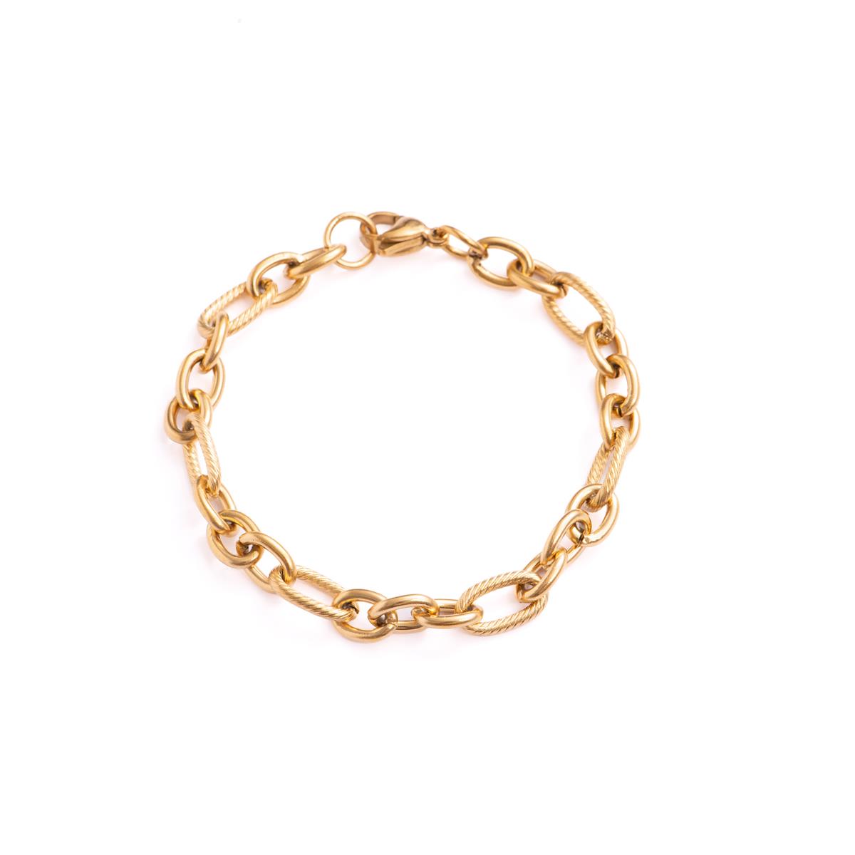 Pulsera acabado en oro amarillo de 18k - Litted