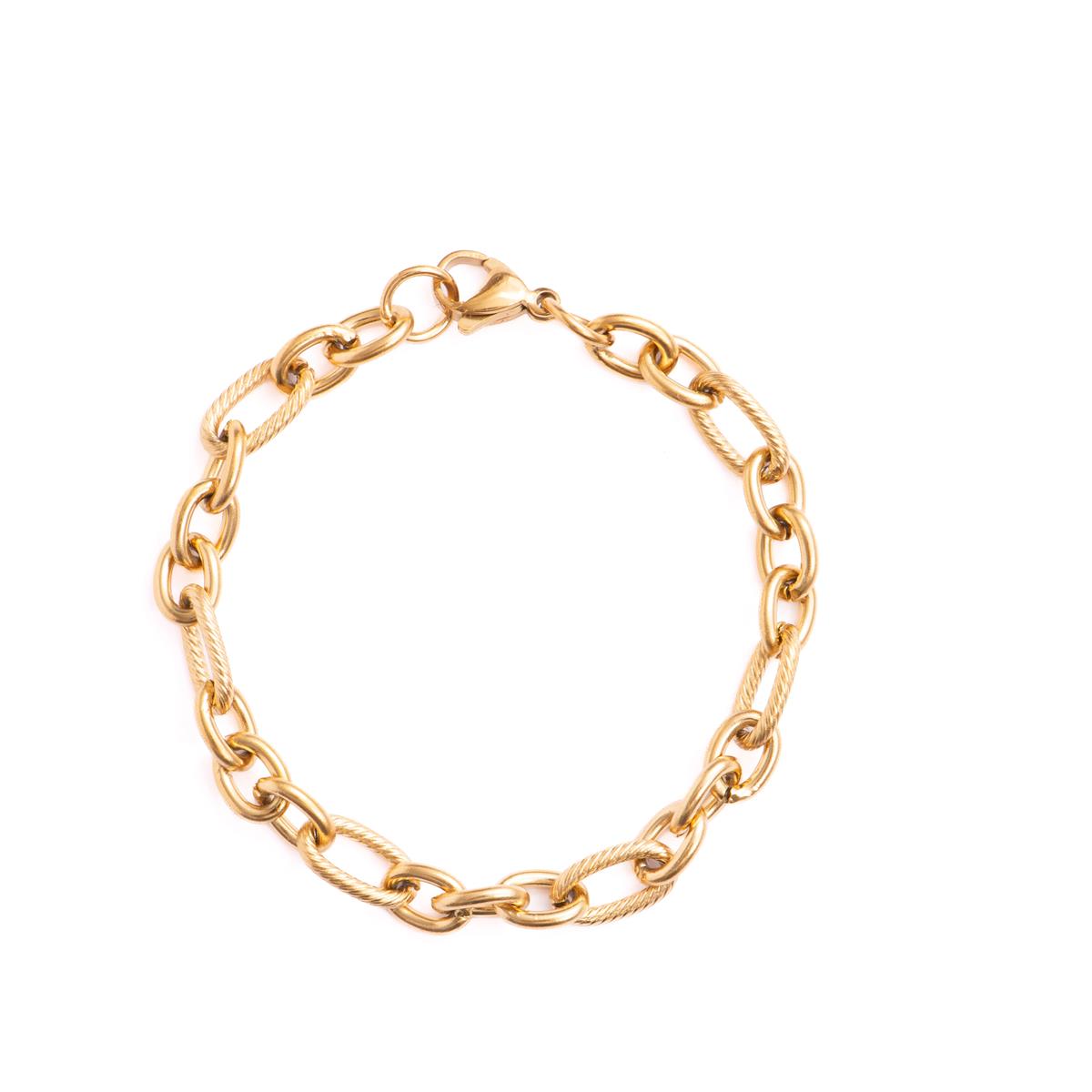 Pulsera acabado en oro amarillo de 18k - Litted