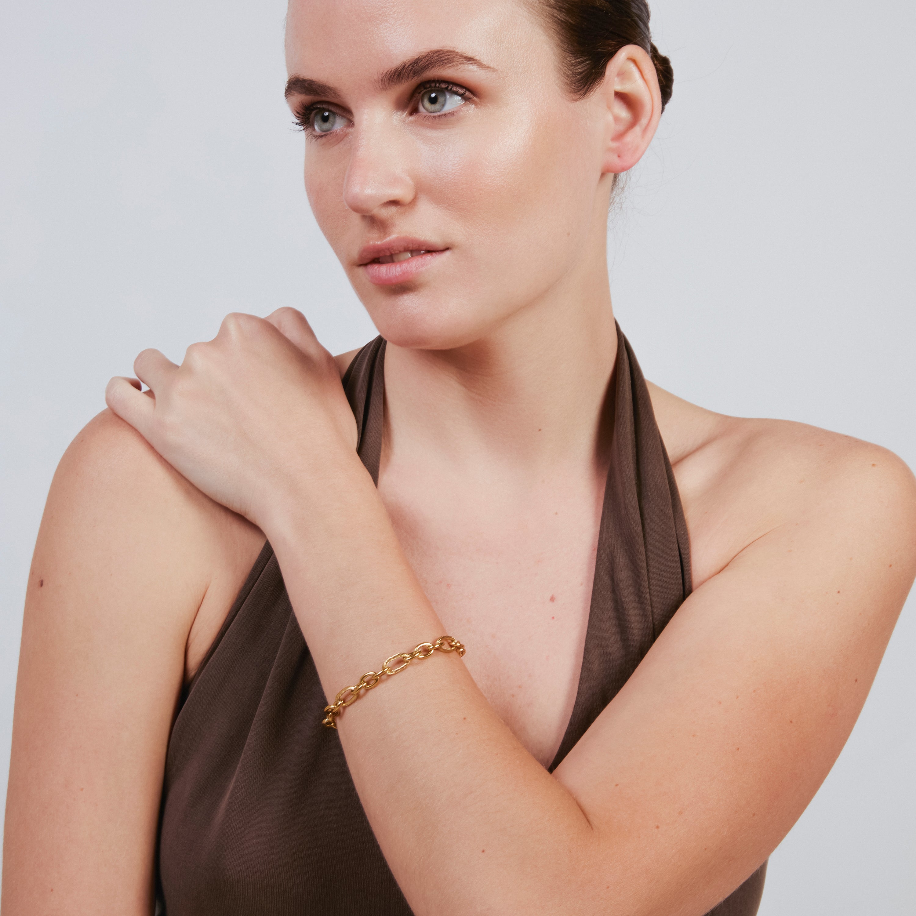 18k Yellow Gold Finish Bracelet - Litted