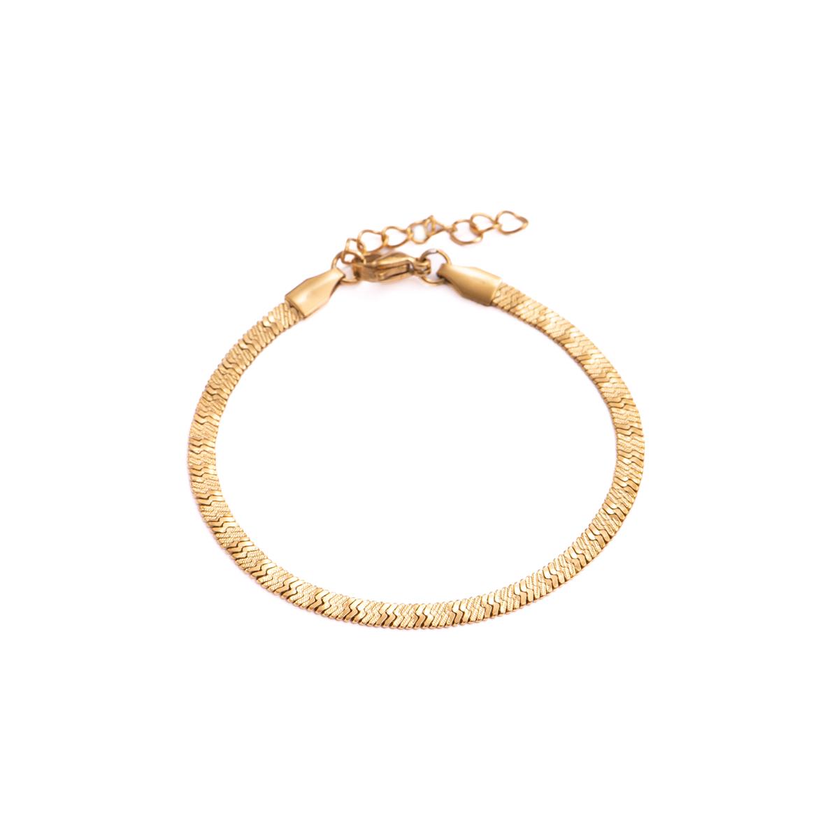 Bracelet finition or jaune 18 carats - Xorisk