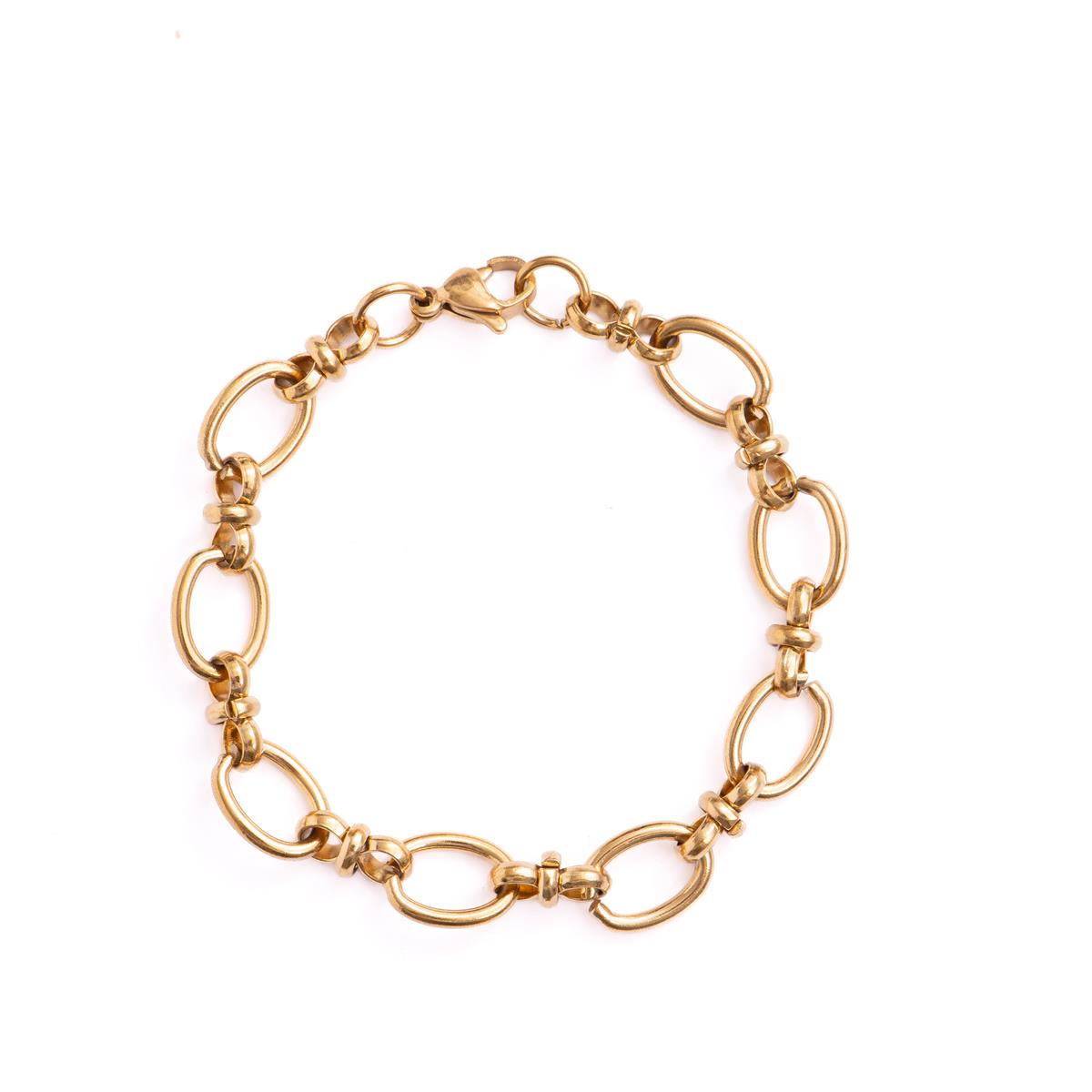18k Yellow Gold Finish Bracelet - Salbra