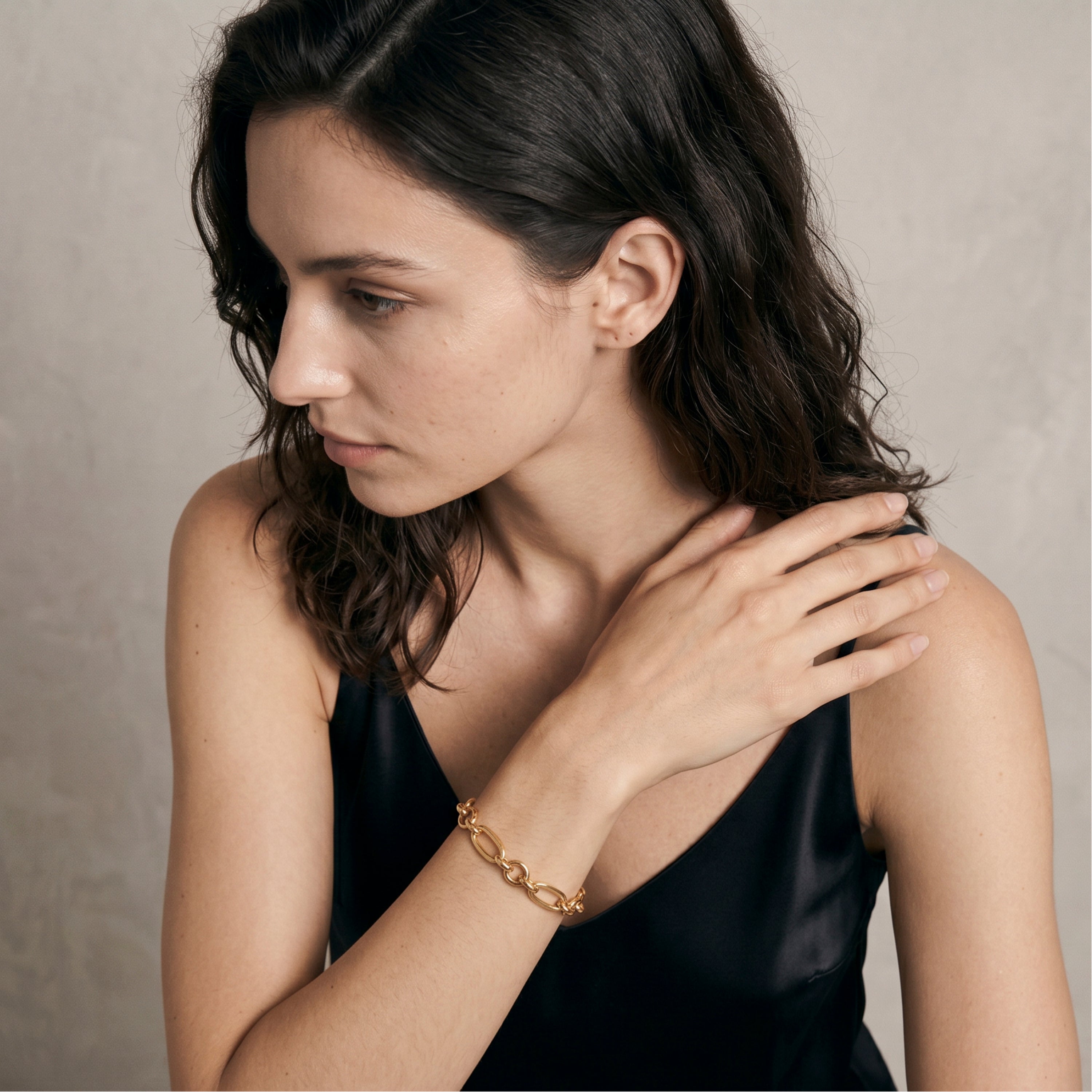 Bracelet finition or jaune 18 carats - Salbra