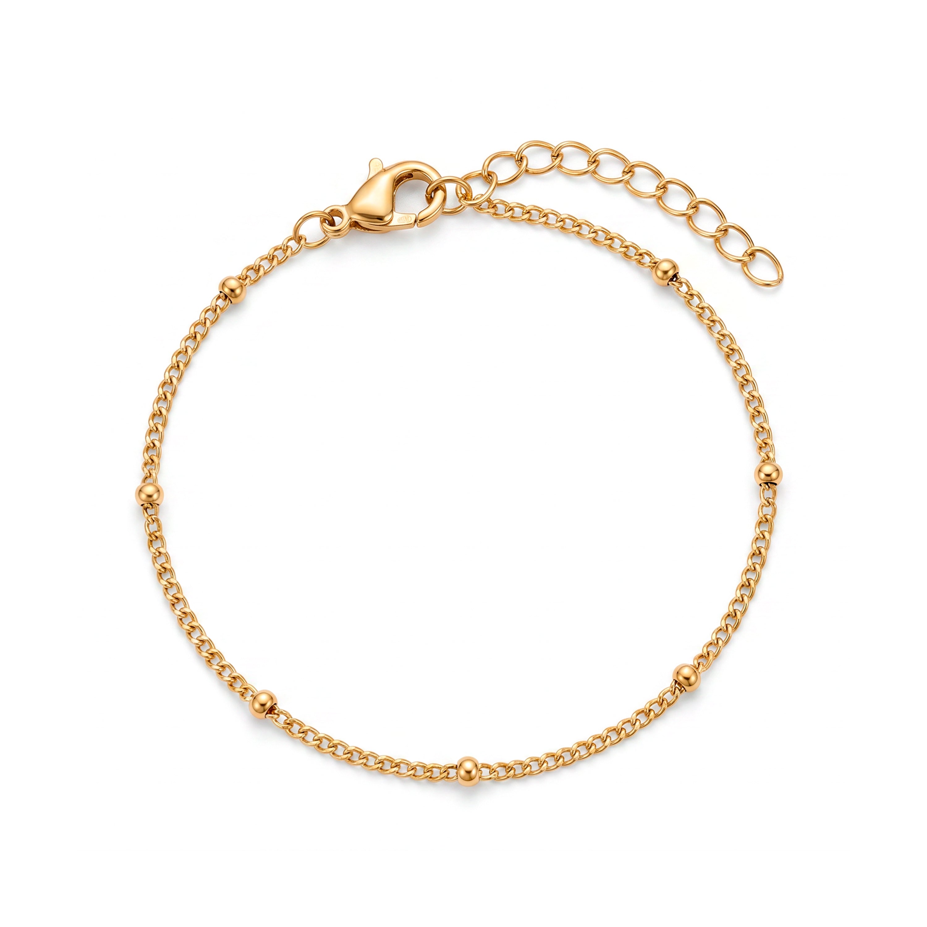 Armband mit 18 Karat Gelbgold-Finish - Lechta