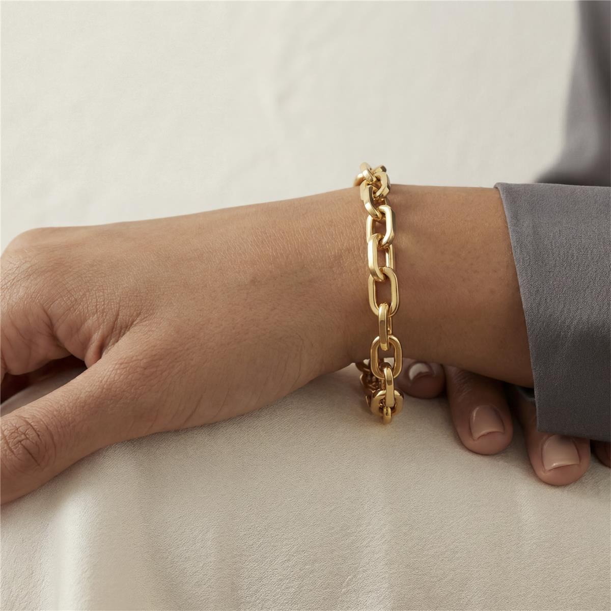 Pulsera acabado en oro amarillo de 18k - Fared