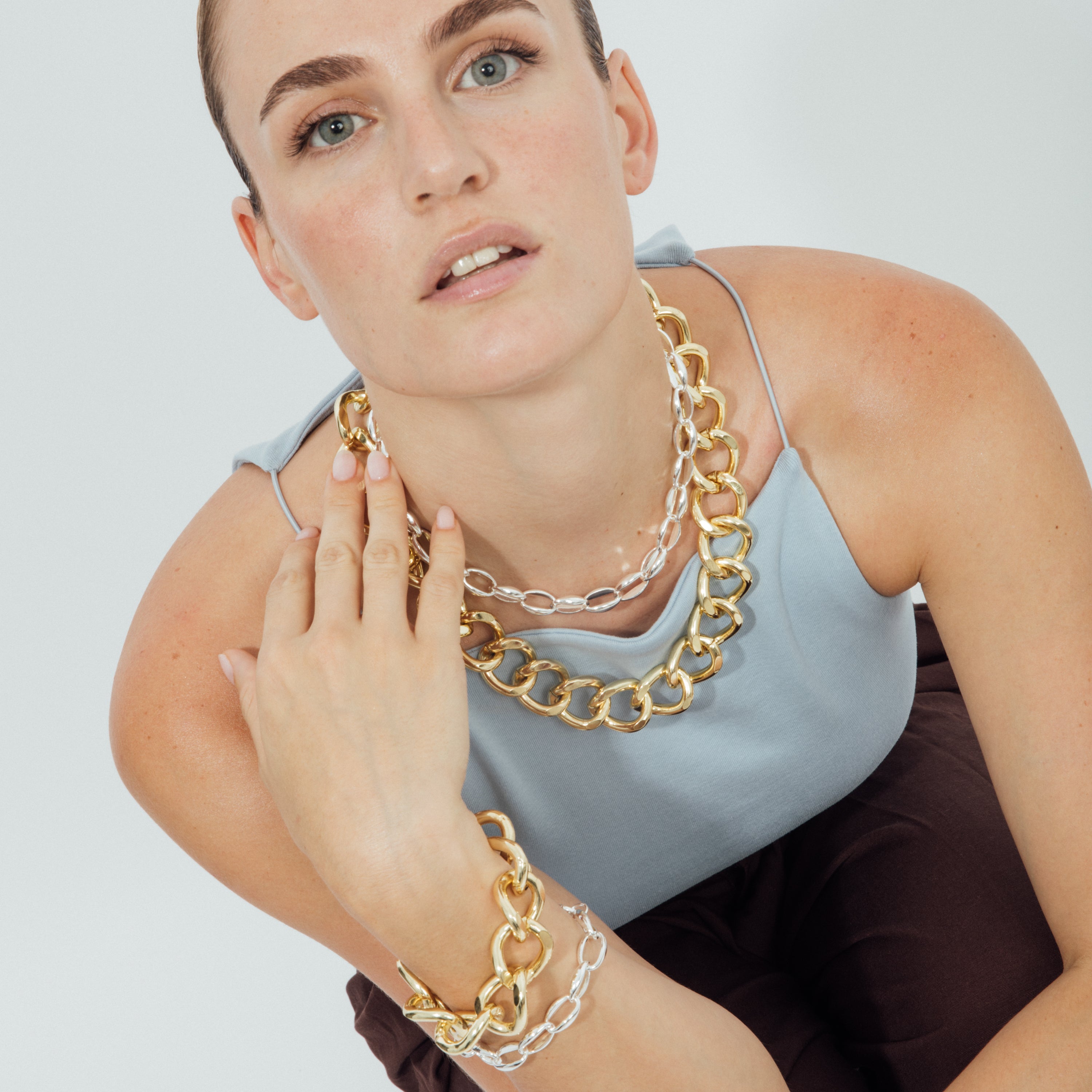 Bracelet finition or jaune 18 carats - Moba