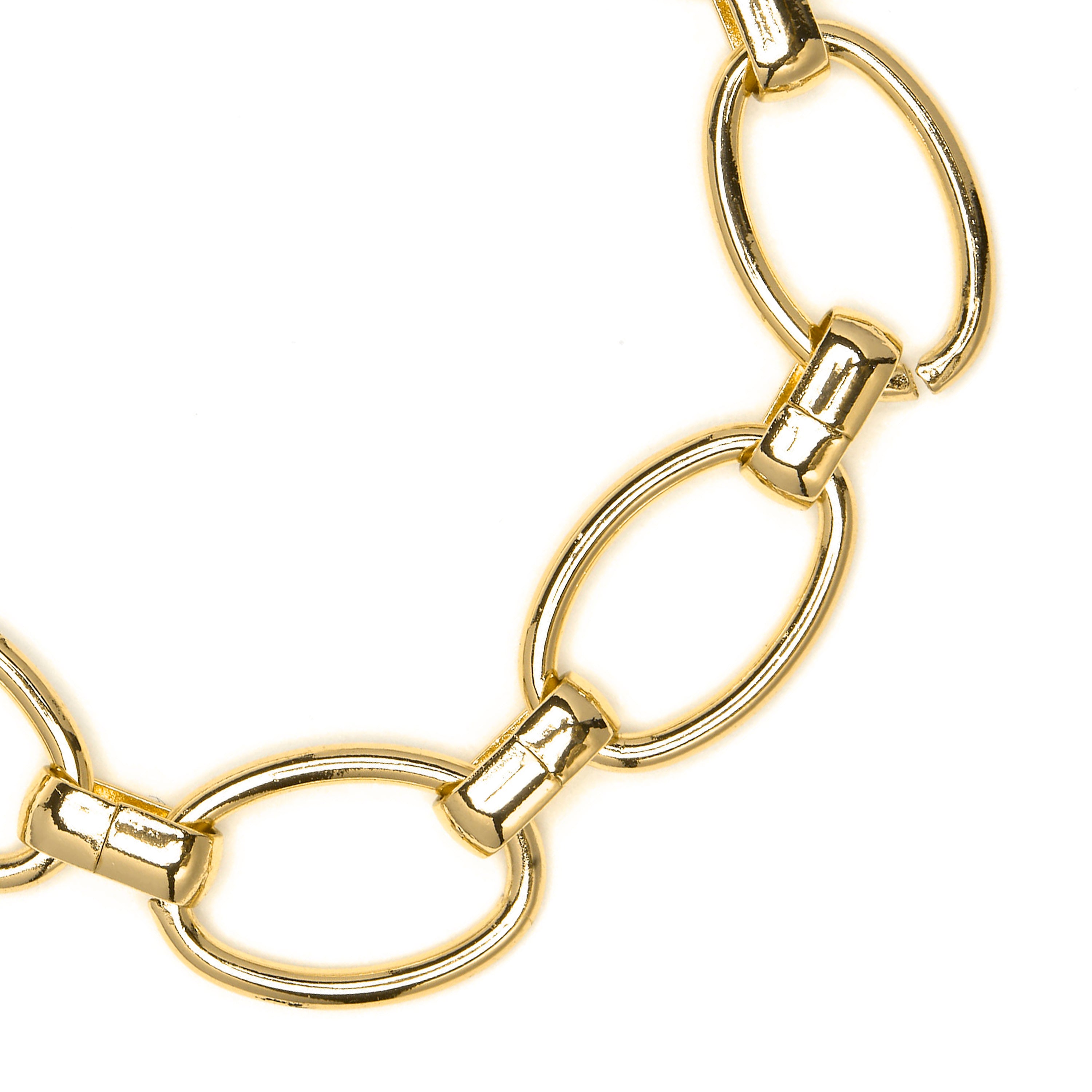 Pulseira com acabamento em ouro amarelo de 18k - Ciati