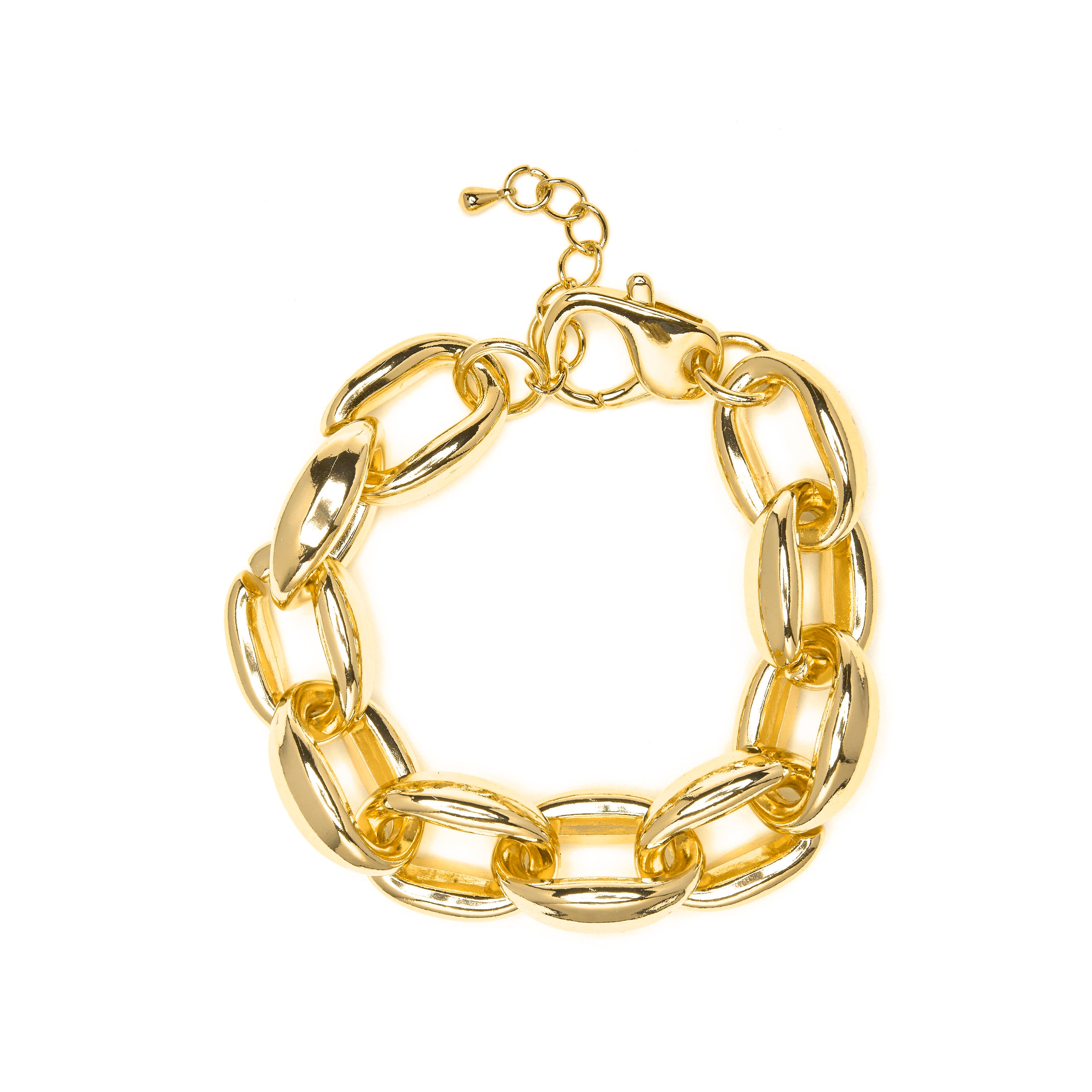 Pulsera acabado en oro amarillo de 18k - Aula