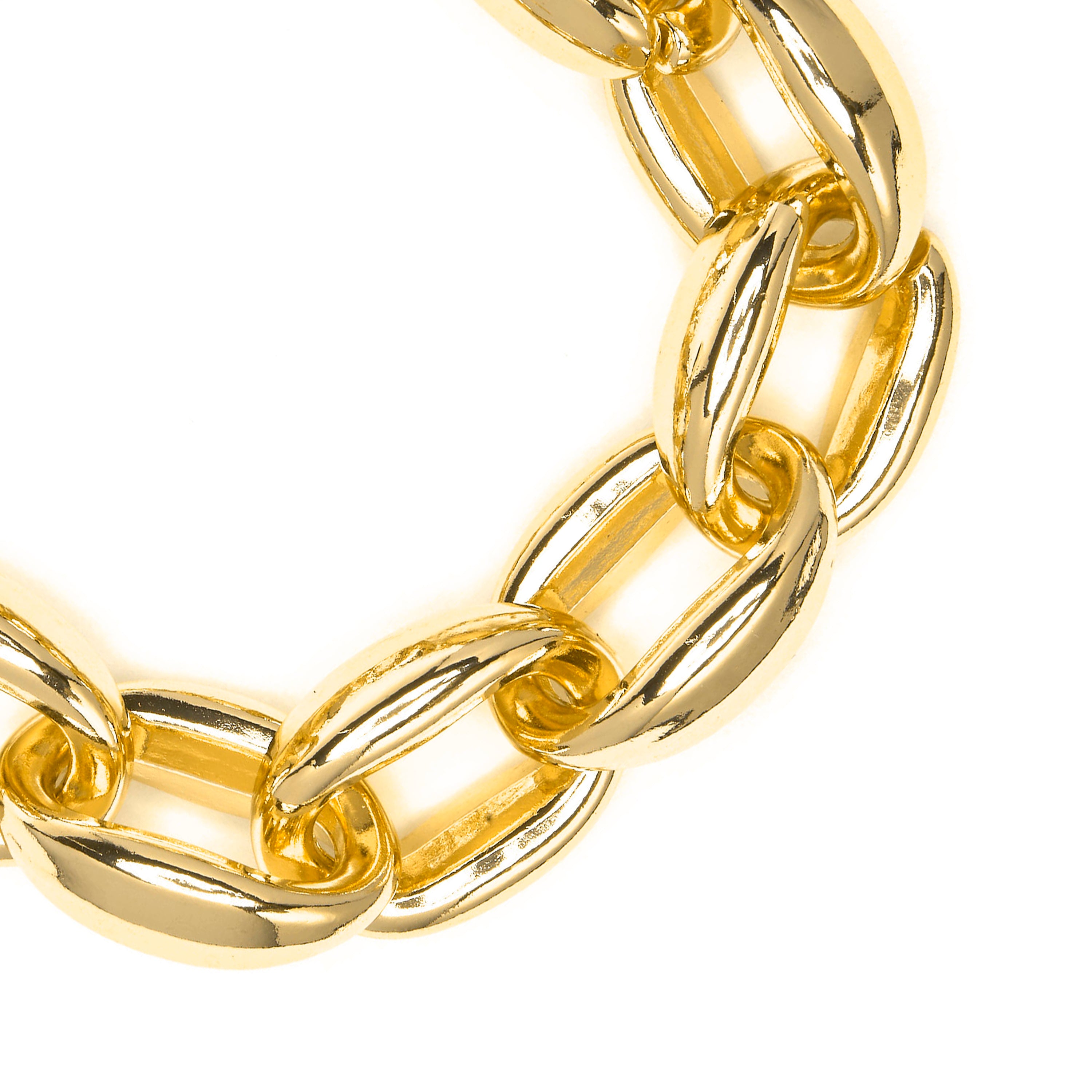Pulsera acabado en oro amarillo de 18k - Aula
