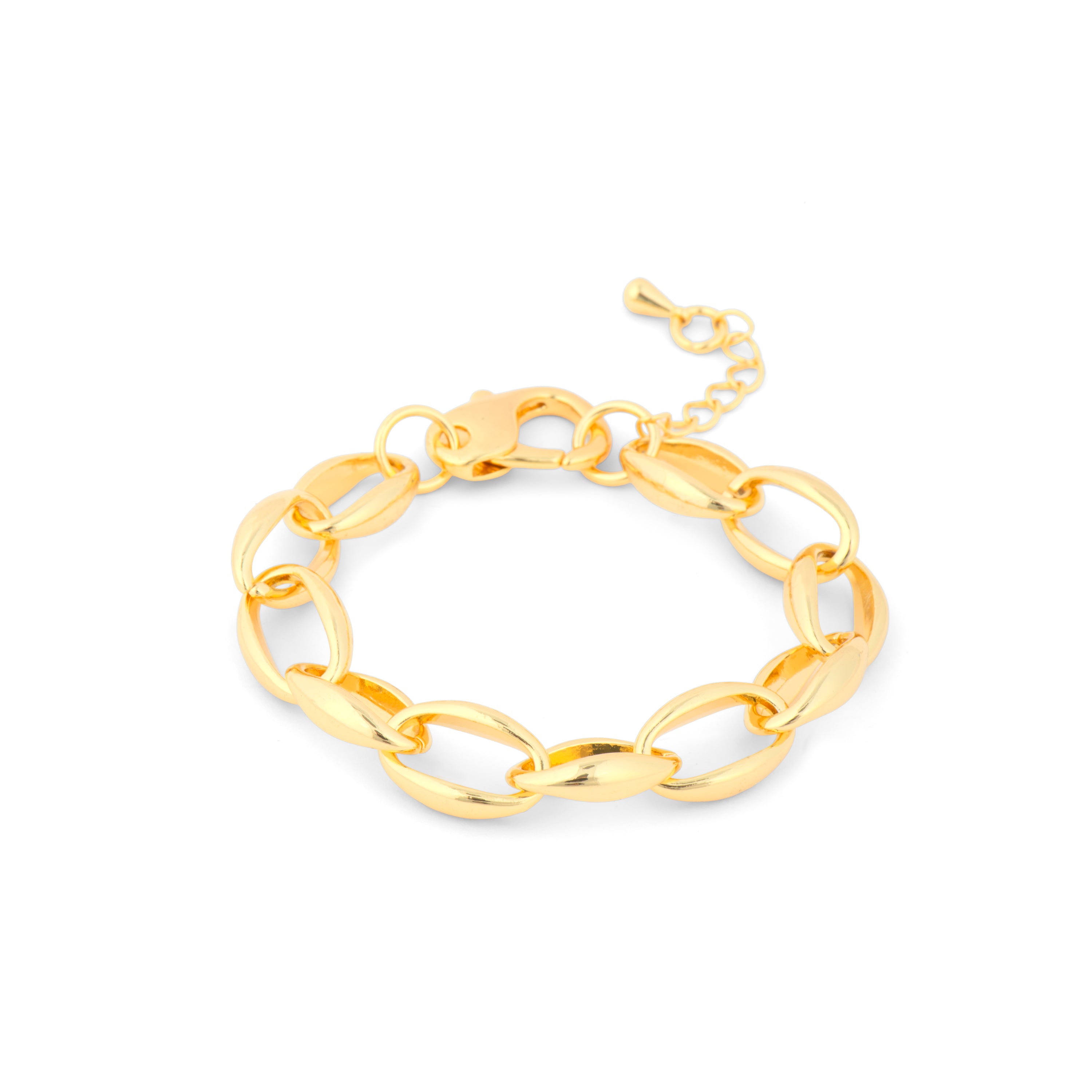 18k Yellow Gold Finished Bracelet - Hande