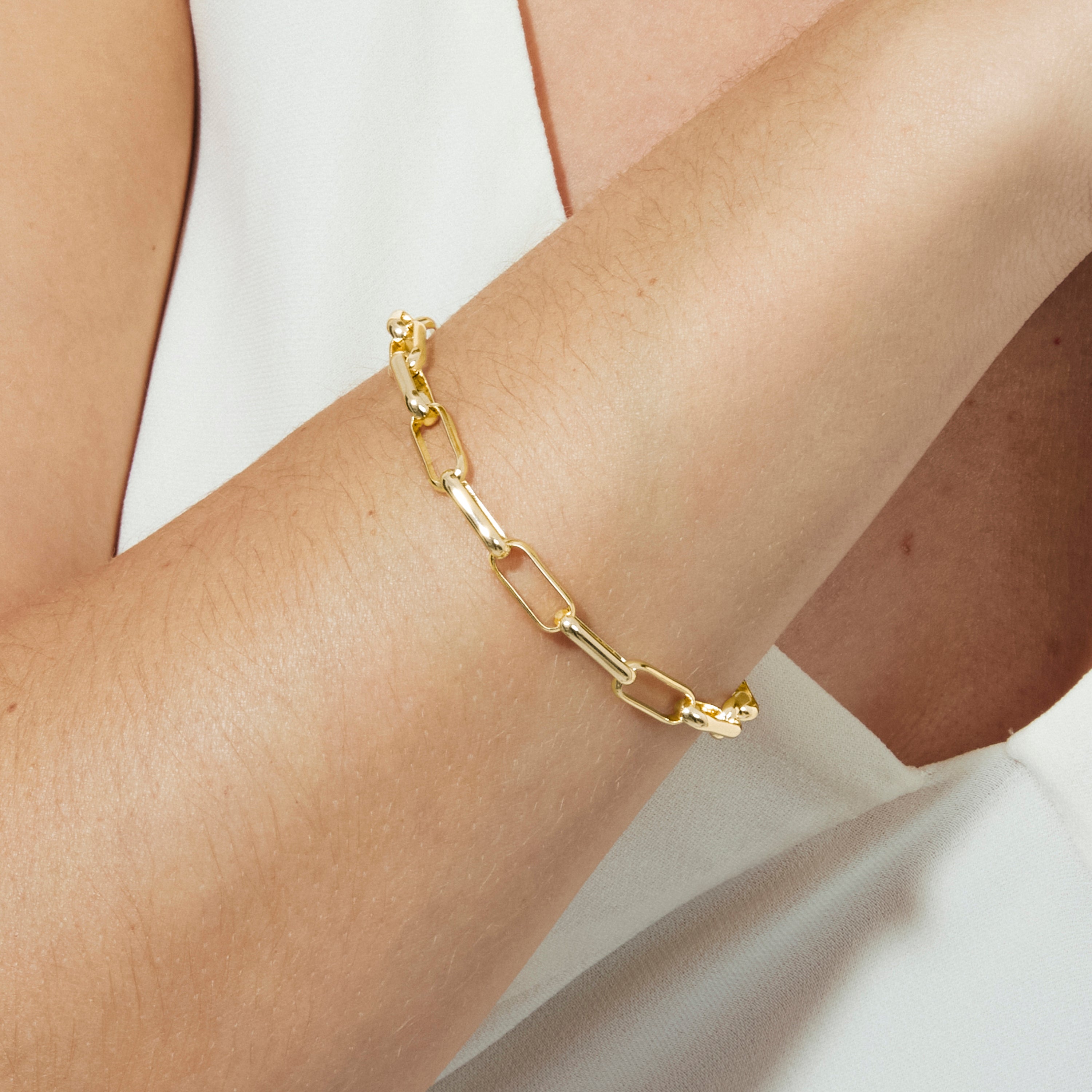 Bracelet finition or jaune 18 carats - Zusha
