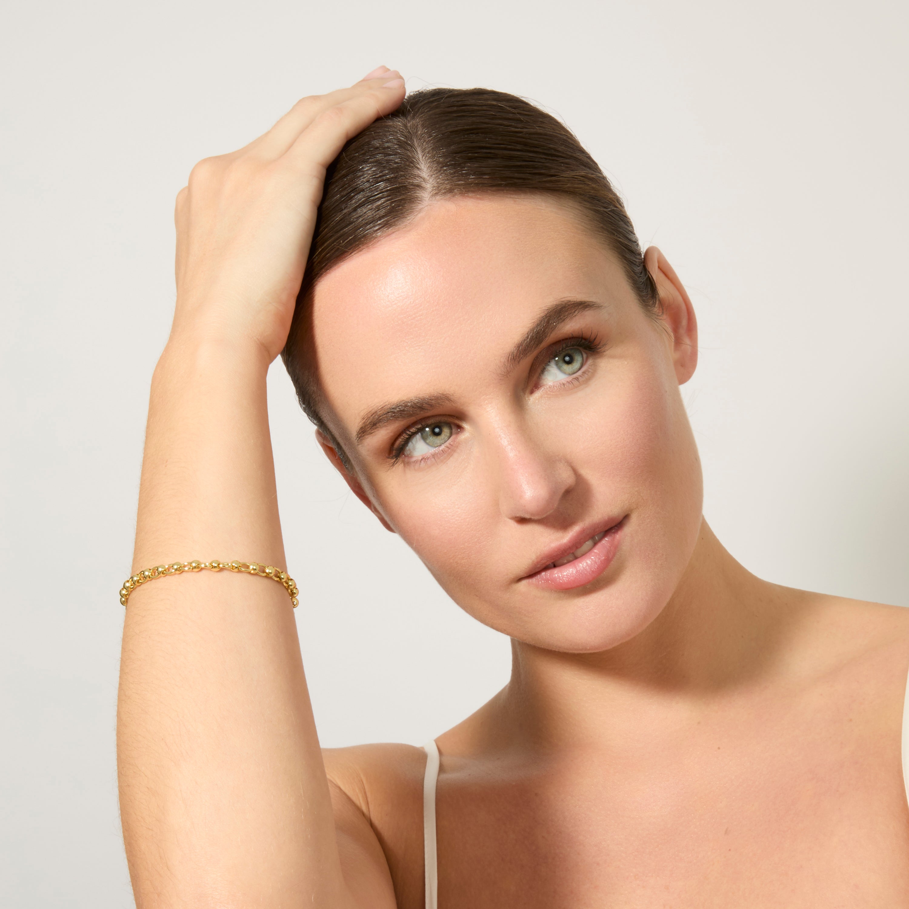 Bracelet finition or jaune 18 carats - Adthi