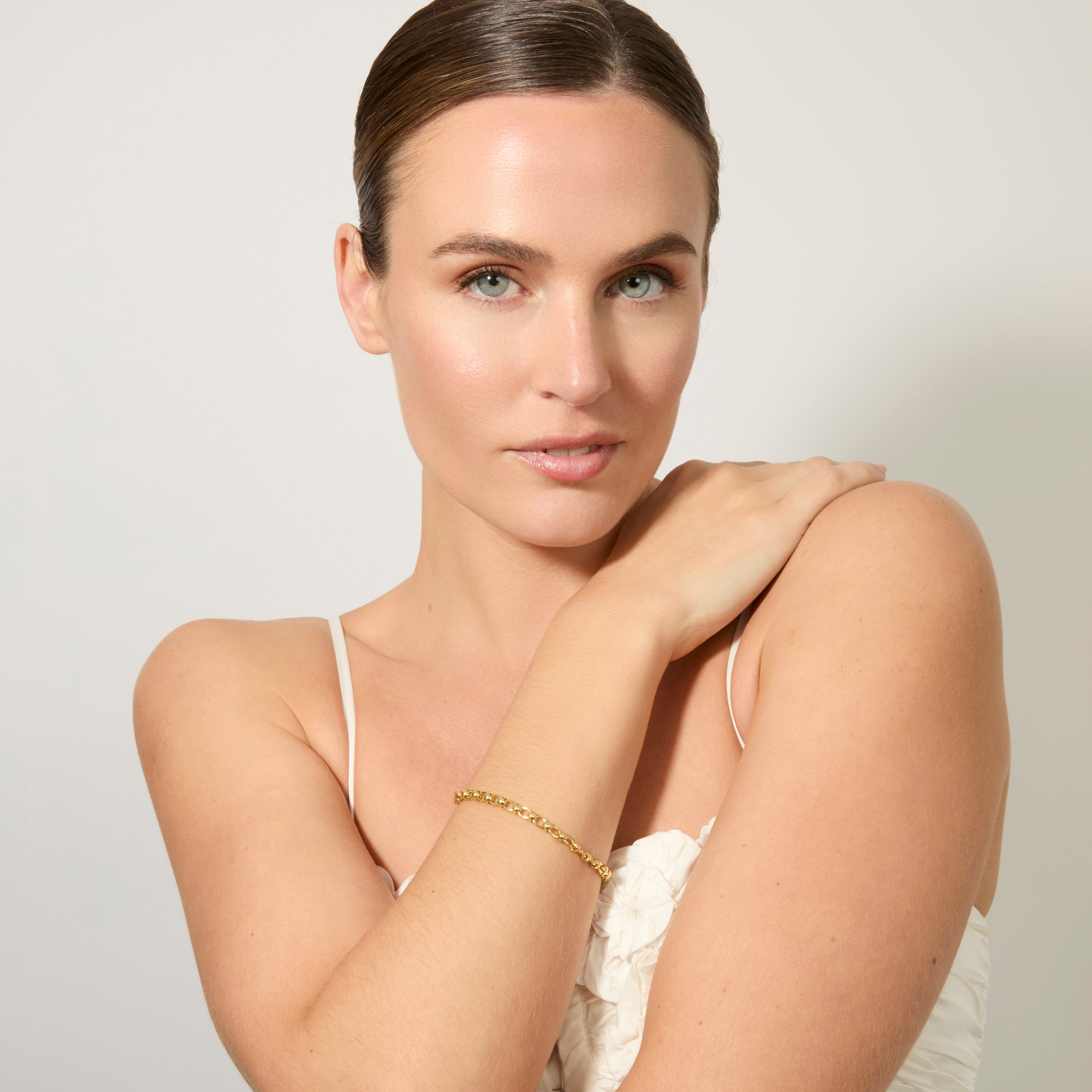 Bracelet finition or jaune 18 carats - Adthi