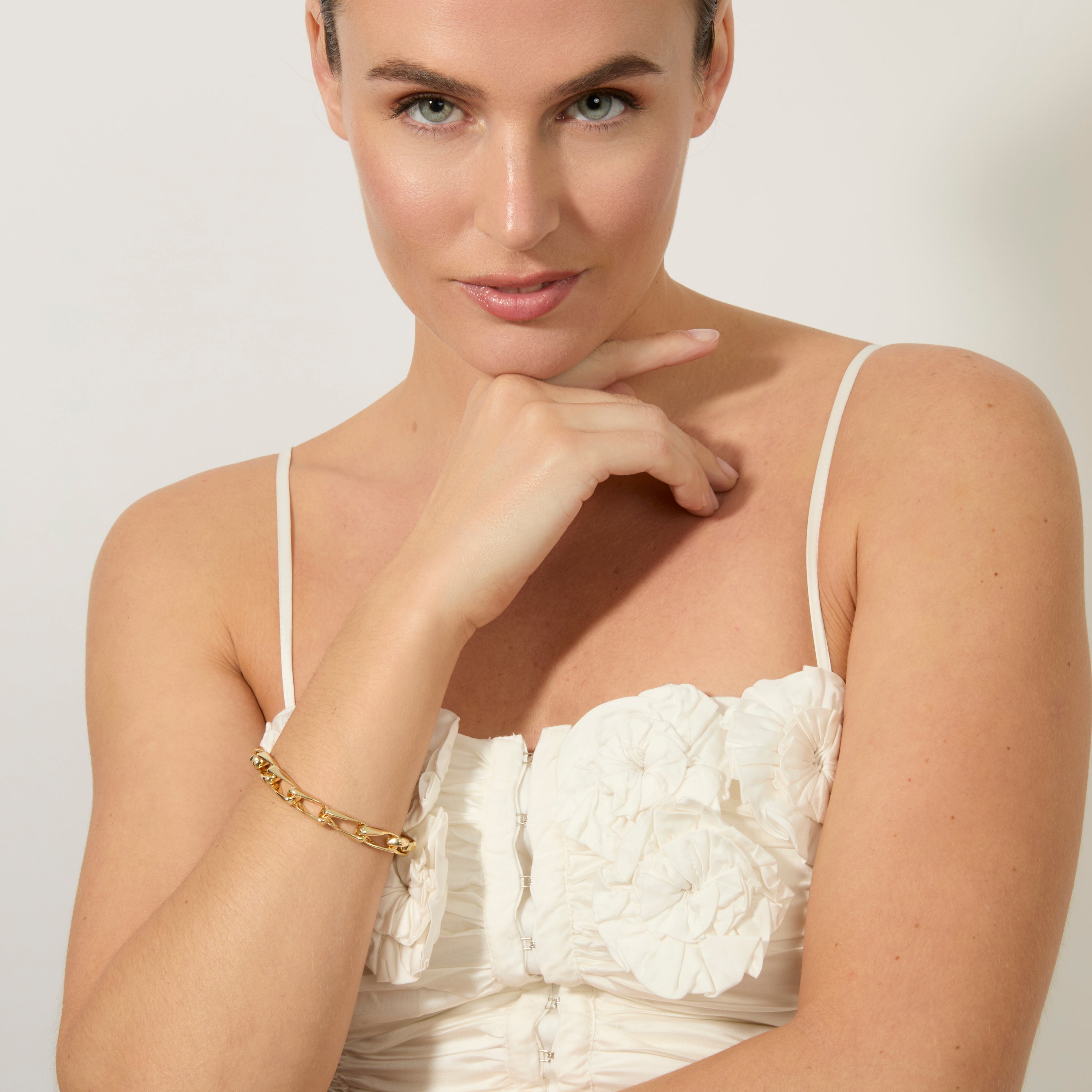 Armband mit 18-karätiger Gelbgold-Beschichtung - Rikar