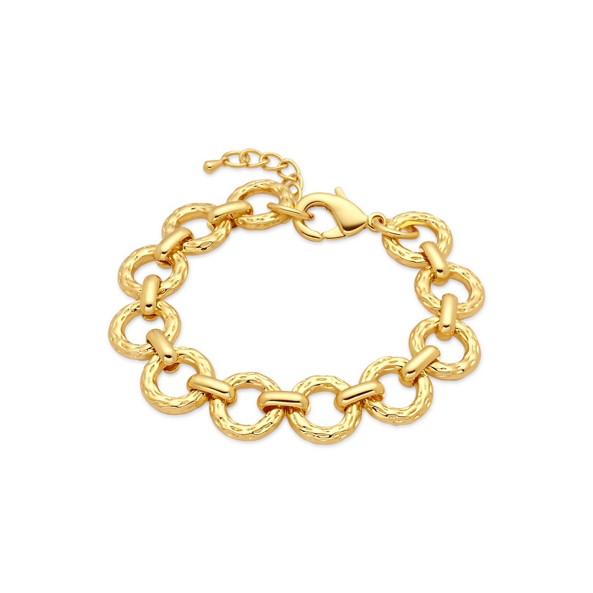 Pulsera acabado en oro amarillo de 18k - Nakye