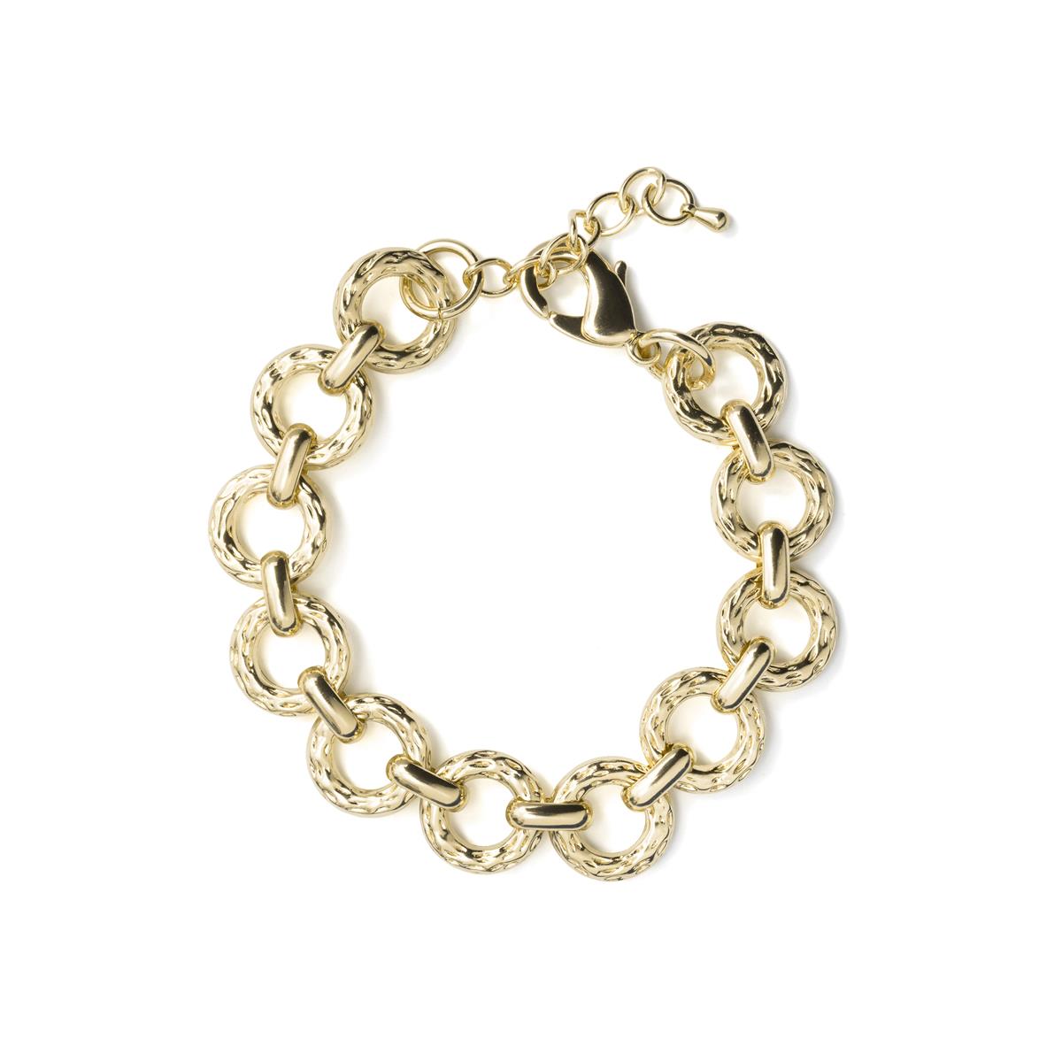 Pulsera acabado en oro amarillo de 18k - Nakye