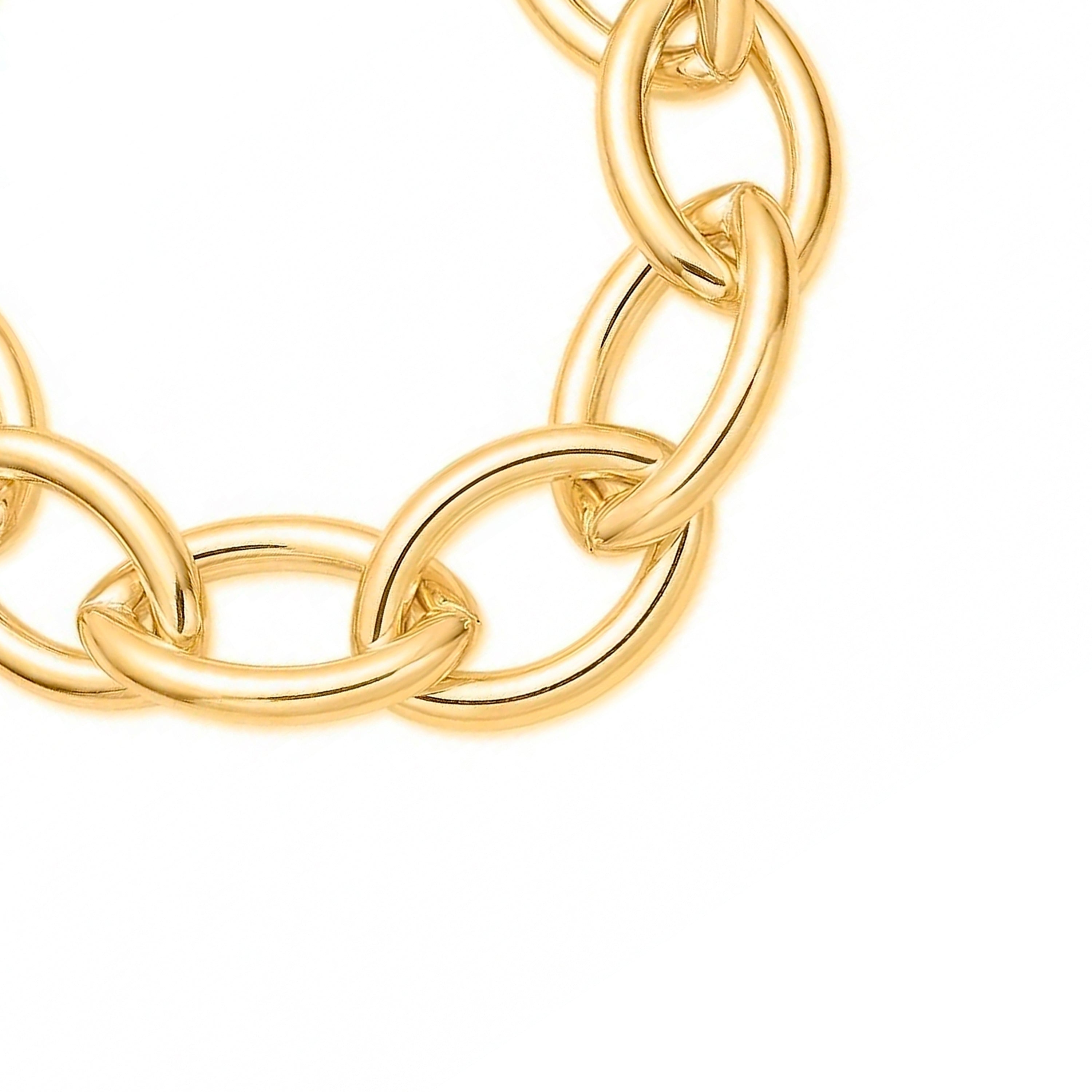 Pulseira com acabamento em ouro amarelo 18k - Letli