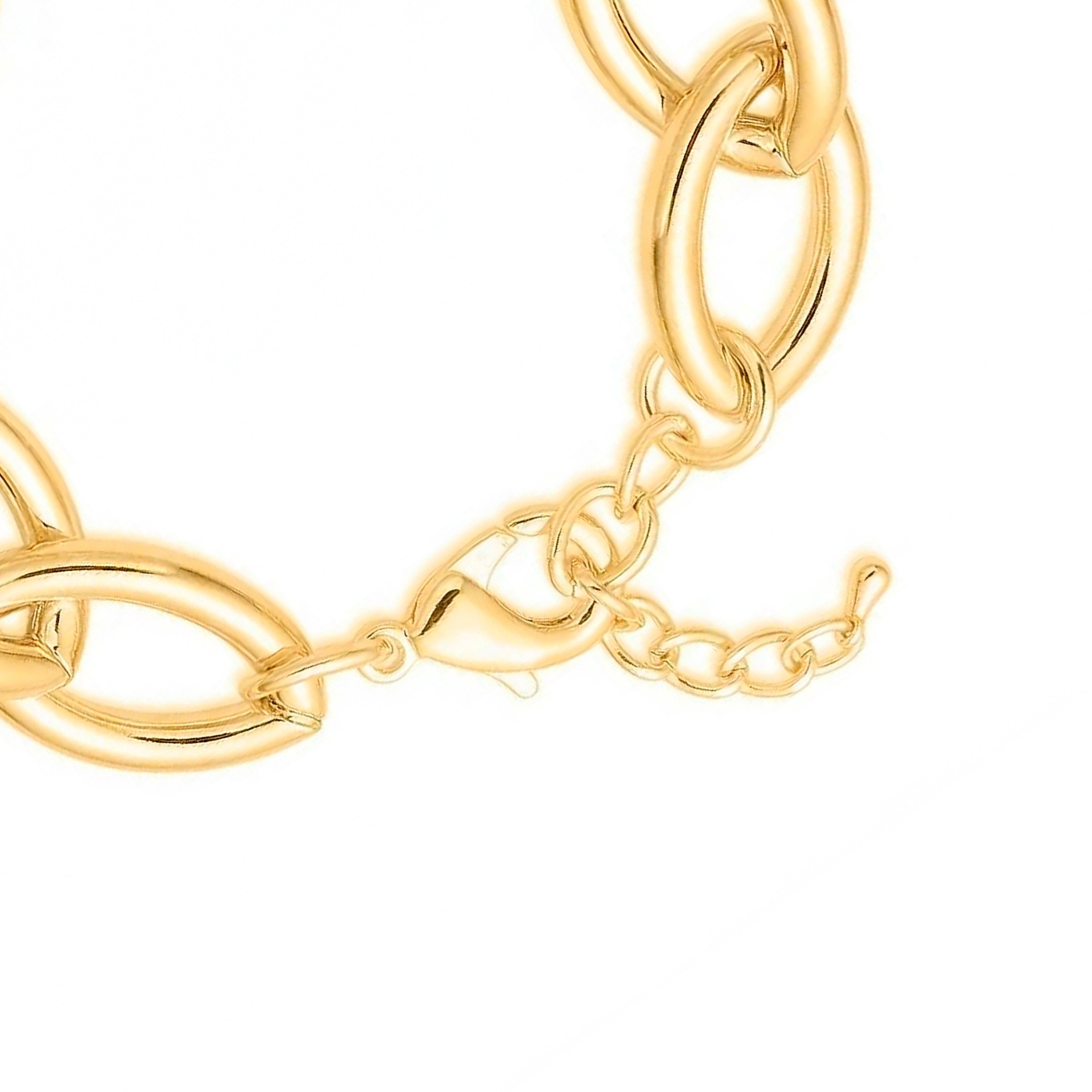 Pulseira com acabamento em ouro amarelo 18k - Letli