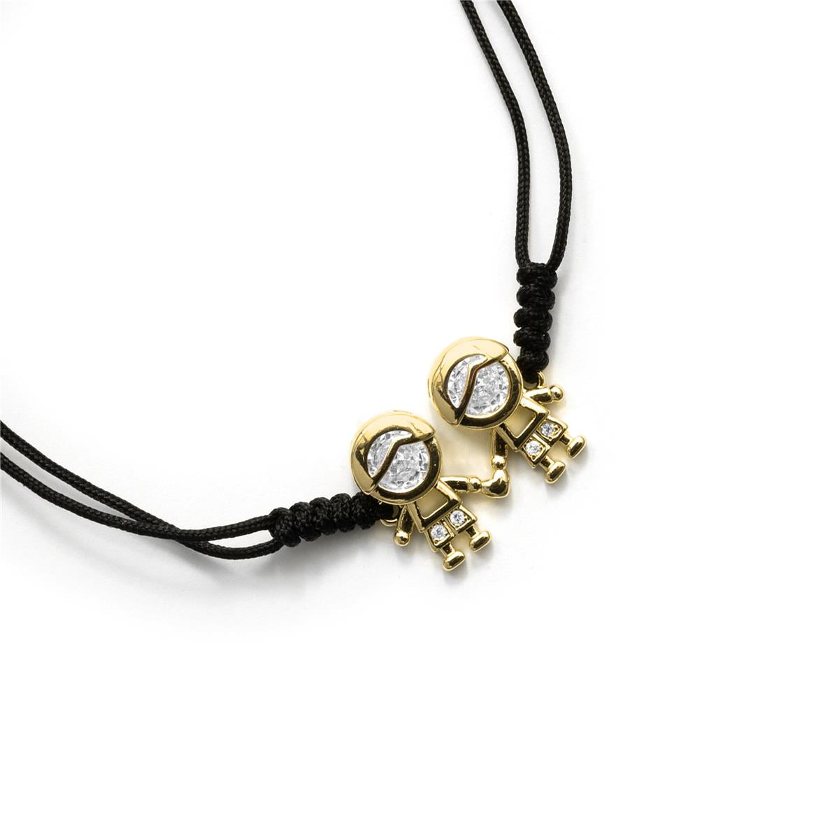 Pulsera de Circonita Brillante acabado en oro amarillo de 18k - Boys