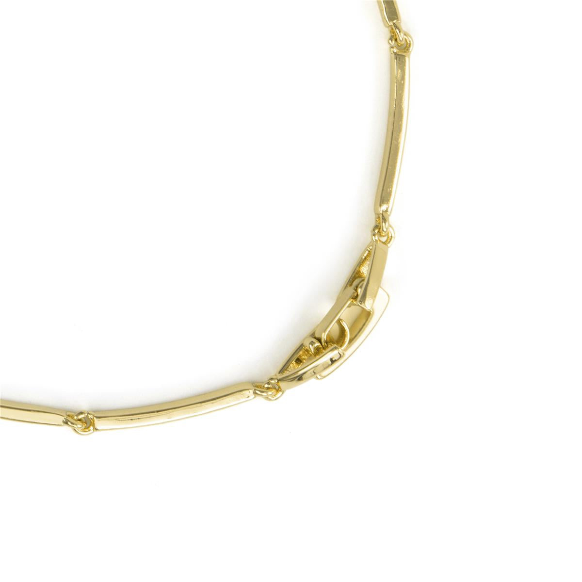 Pulsera de Aleación de Metal y Circonita Brillante acabado en oro amarillo de 18k - Ranme