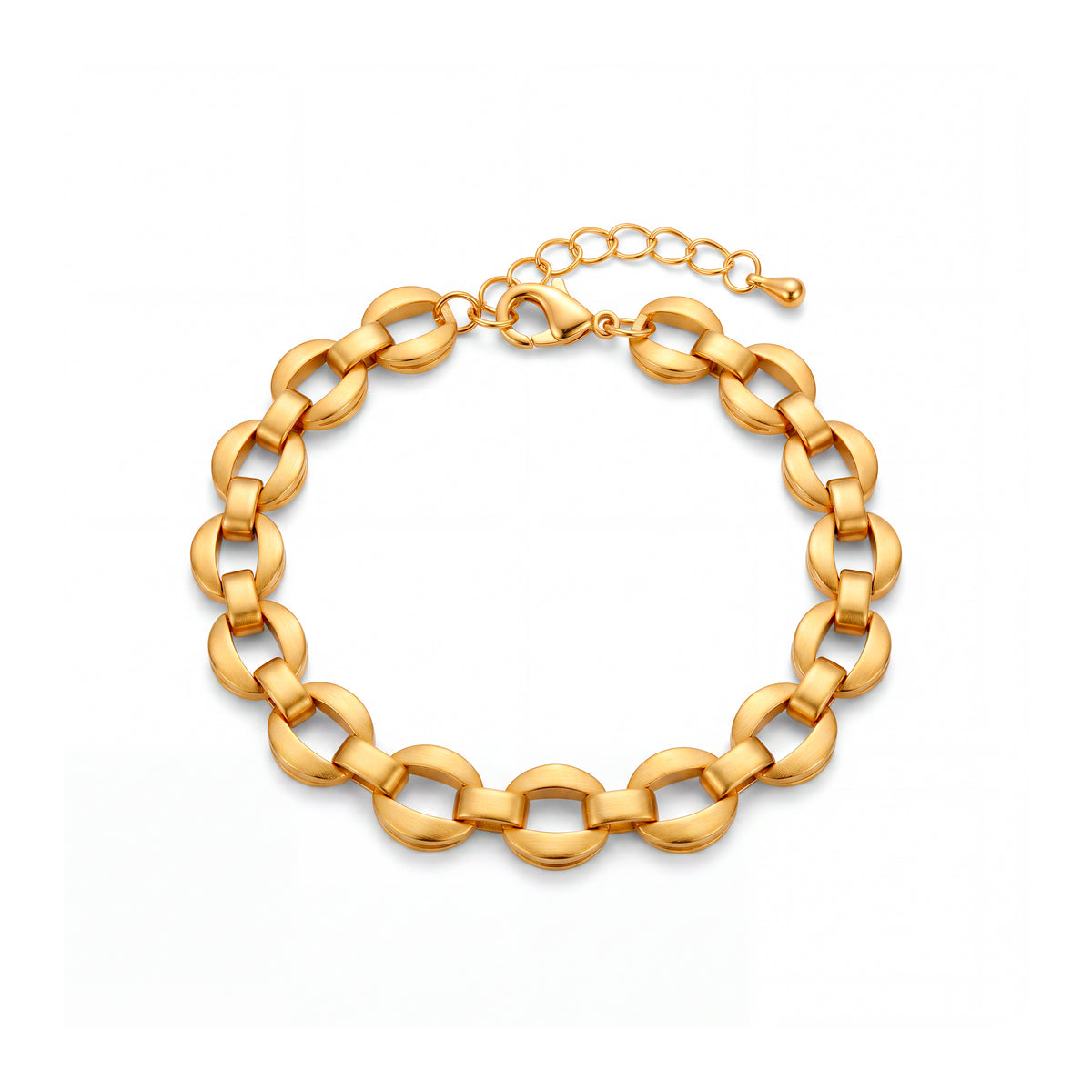 Pulsera de Circonita Brillante acabado en oro amarillo de 18k - Rarath