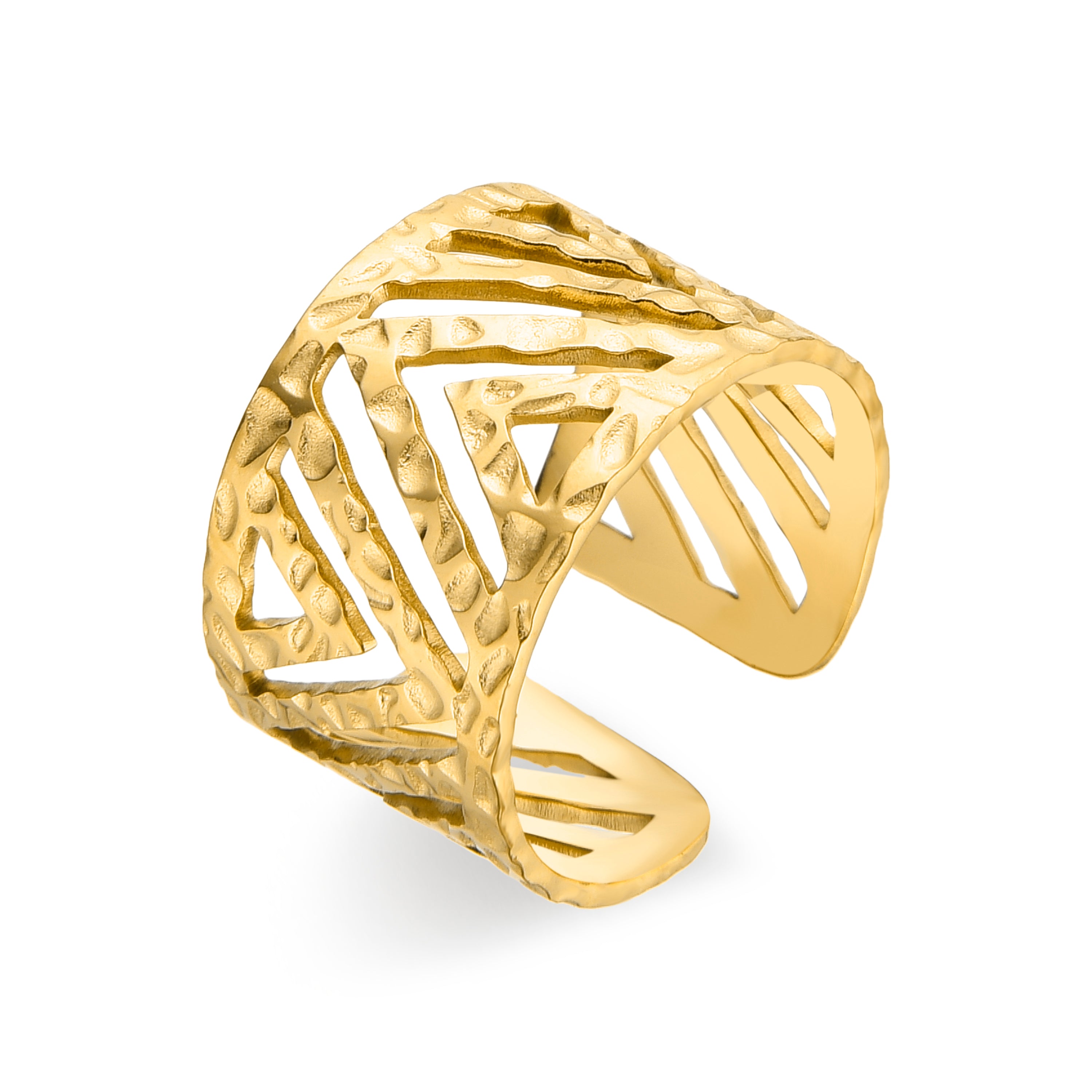 Anello finito in oro giallo 18K - Zorg