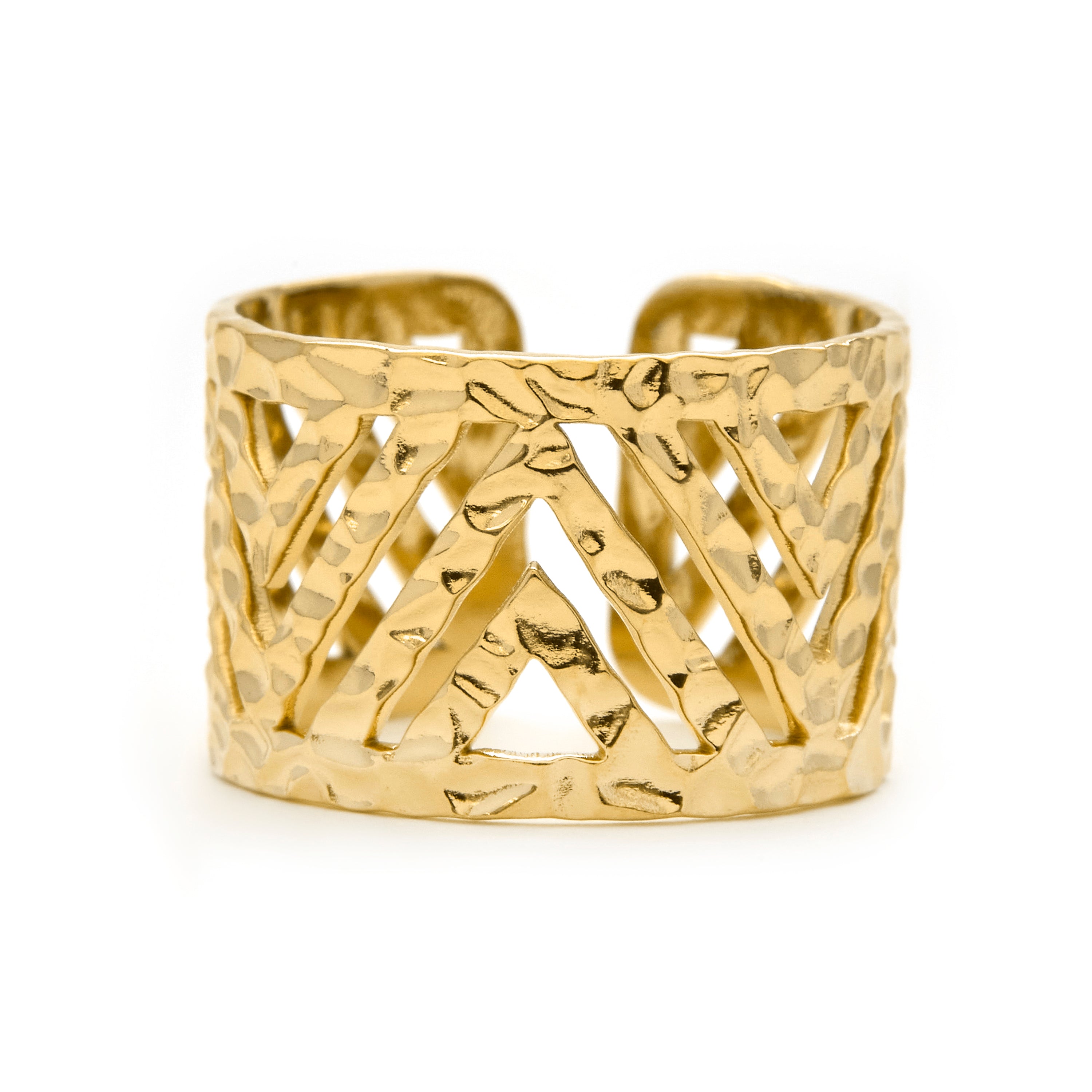 Anello finito in oro giallo 18K - Zorg