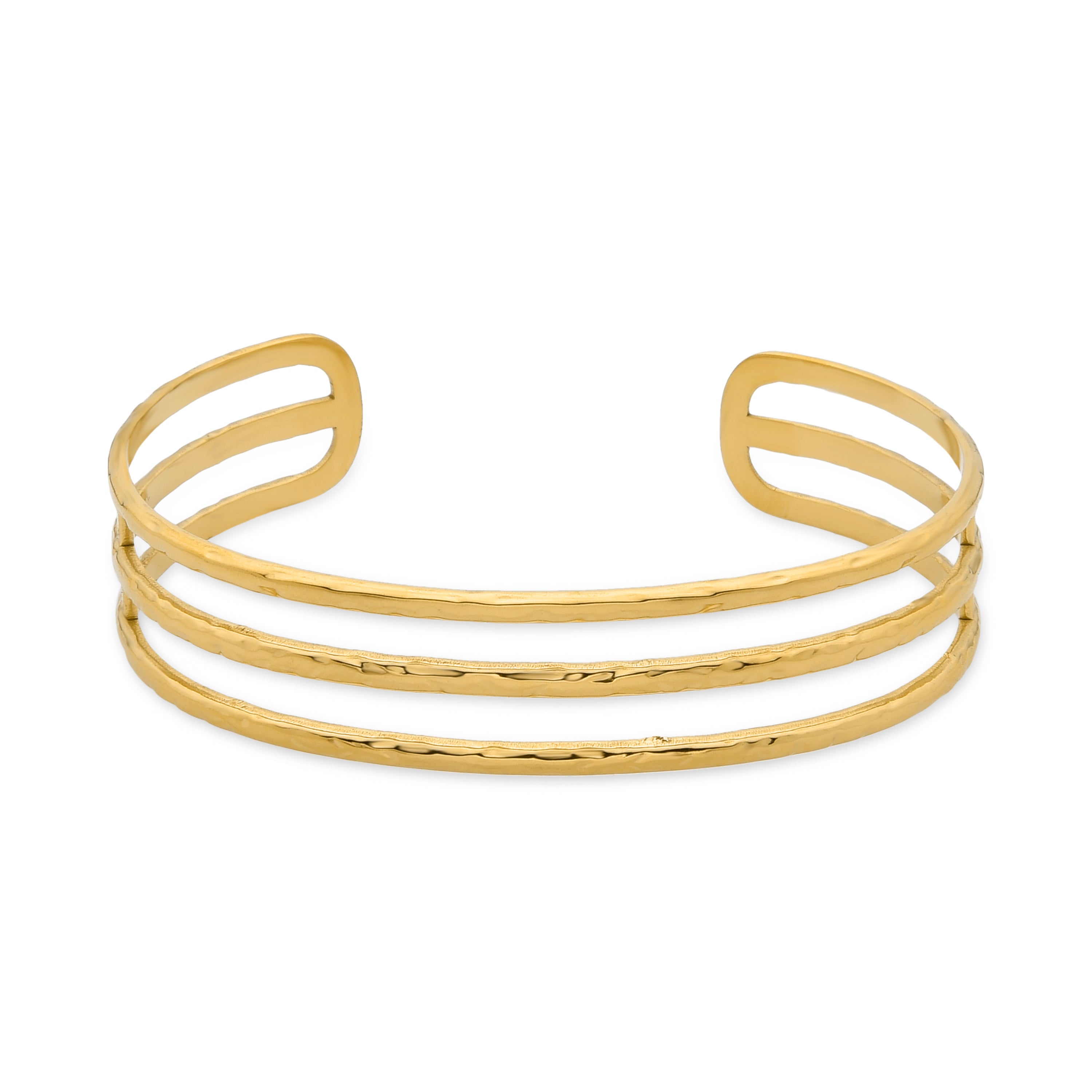 Pulsera acabada en oro amarillo 18K - Waeu