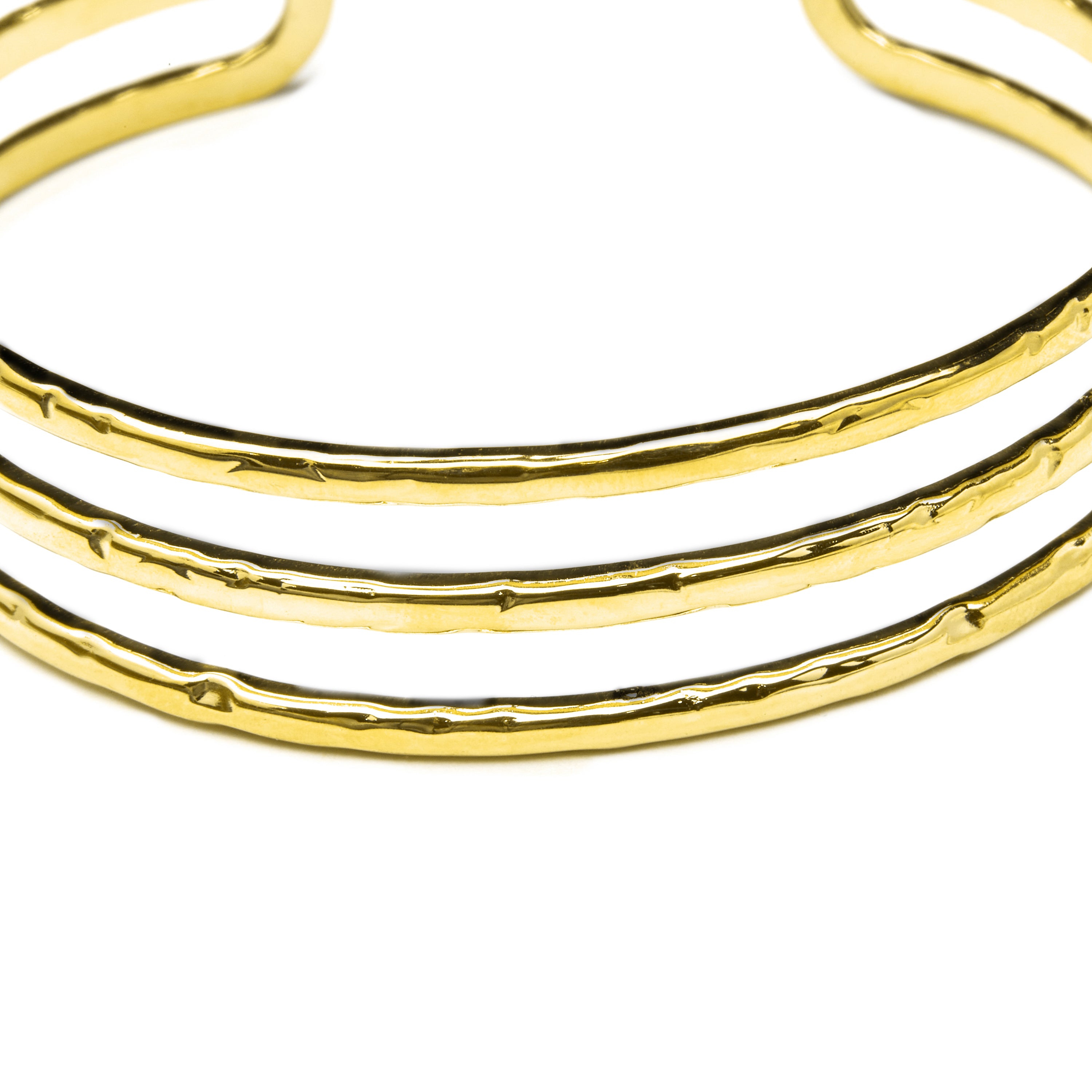 Pulsera acabada en oro amarillo 18K - Waeu