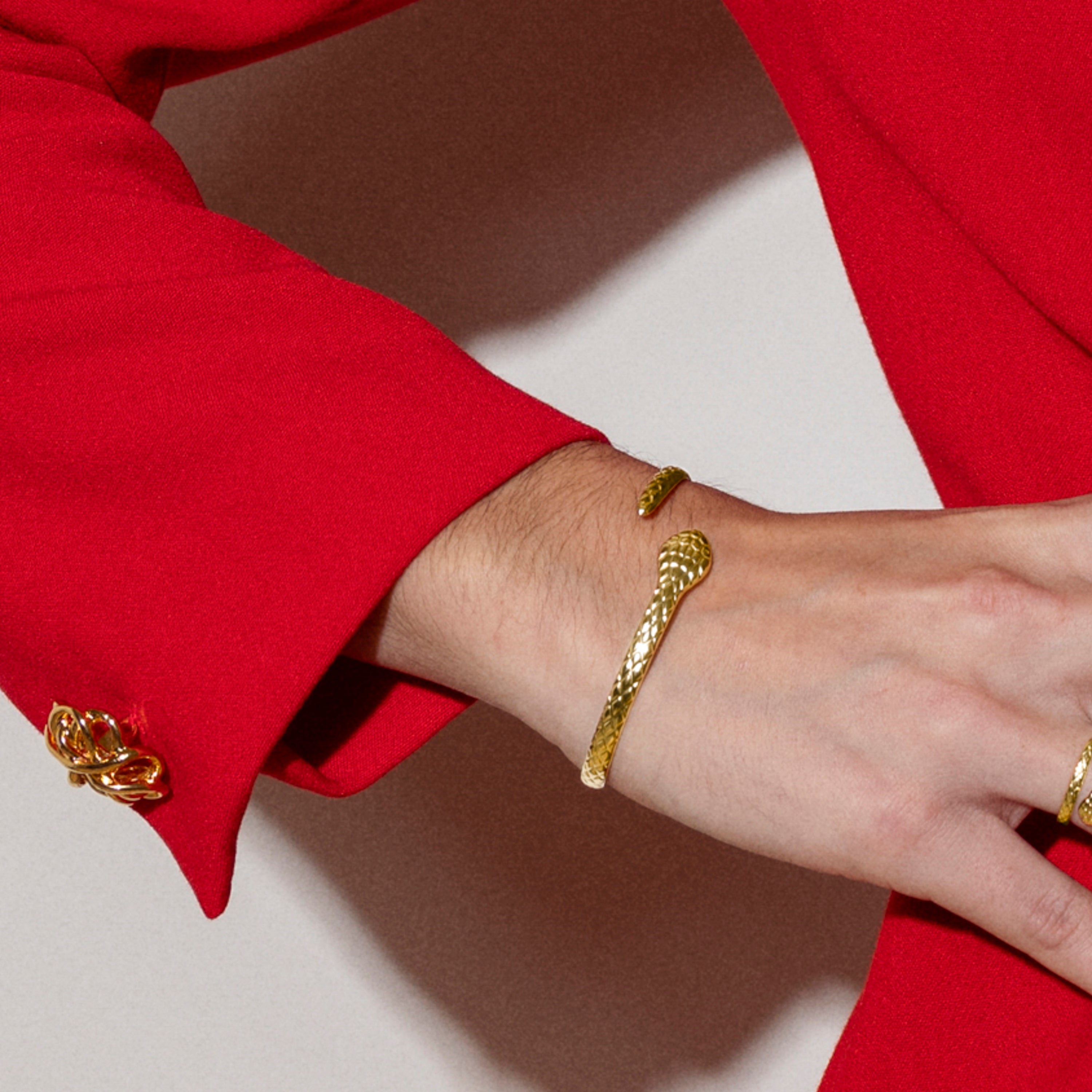 Pulseira acabada em ouro amarelo 18K - Raxa