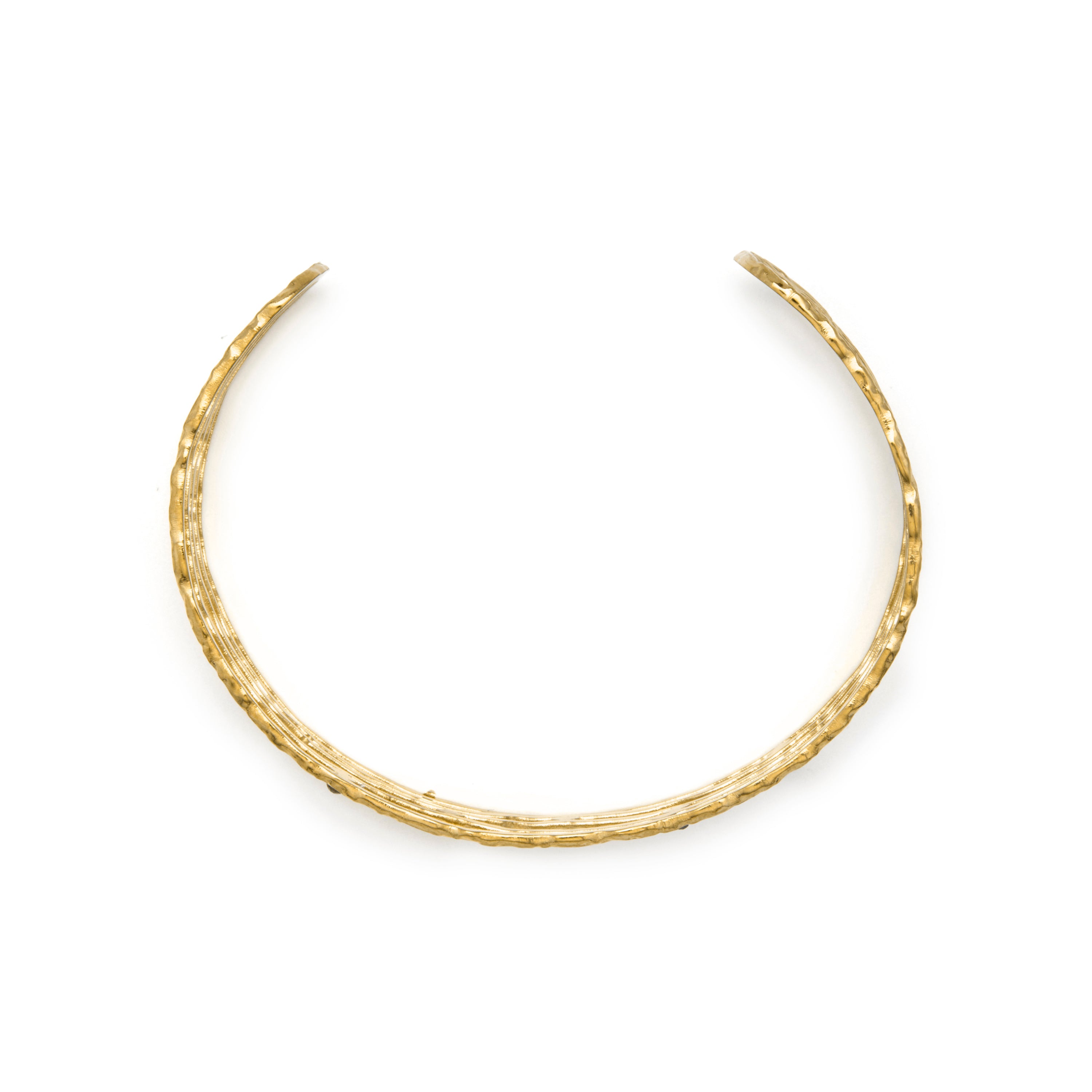 Multicolor Cubic Zirconia Bracelet with 18k Yellow Gold Finish - Copply