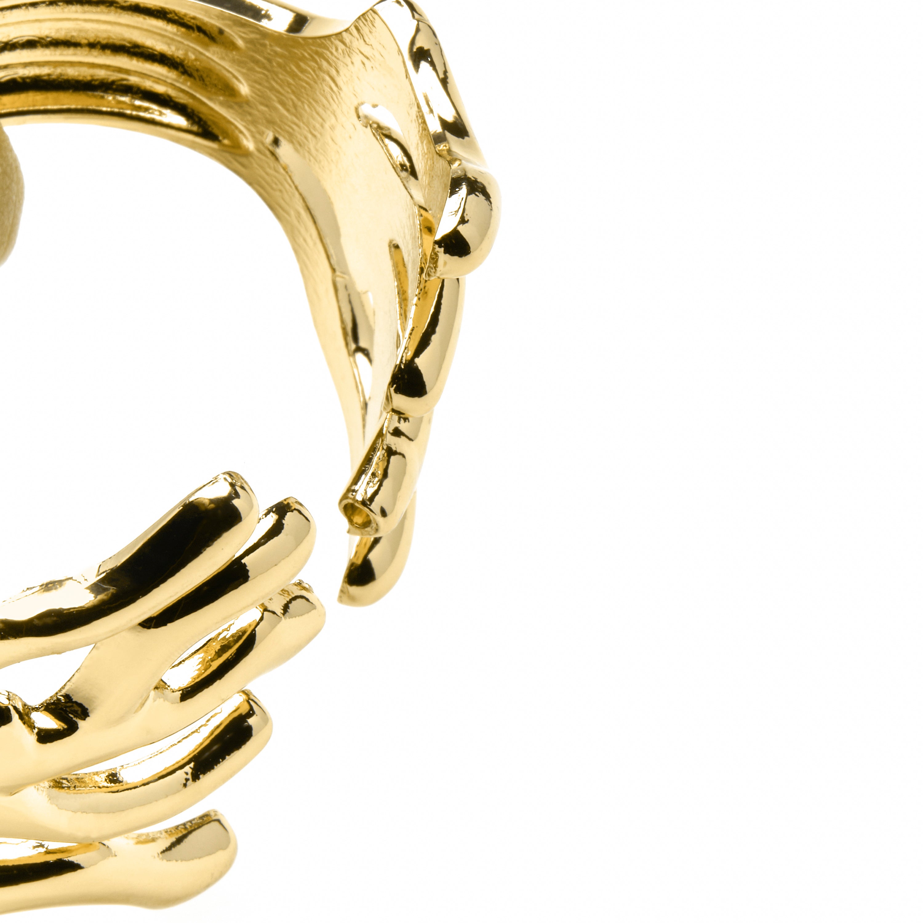 Pulseira acabamento ouro amarelo 18k - Fanzara