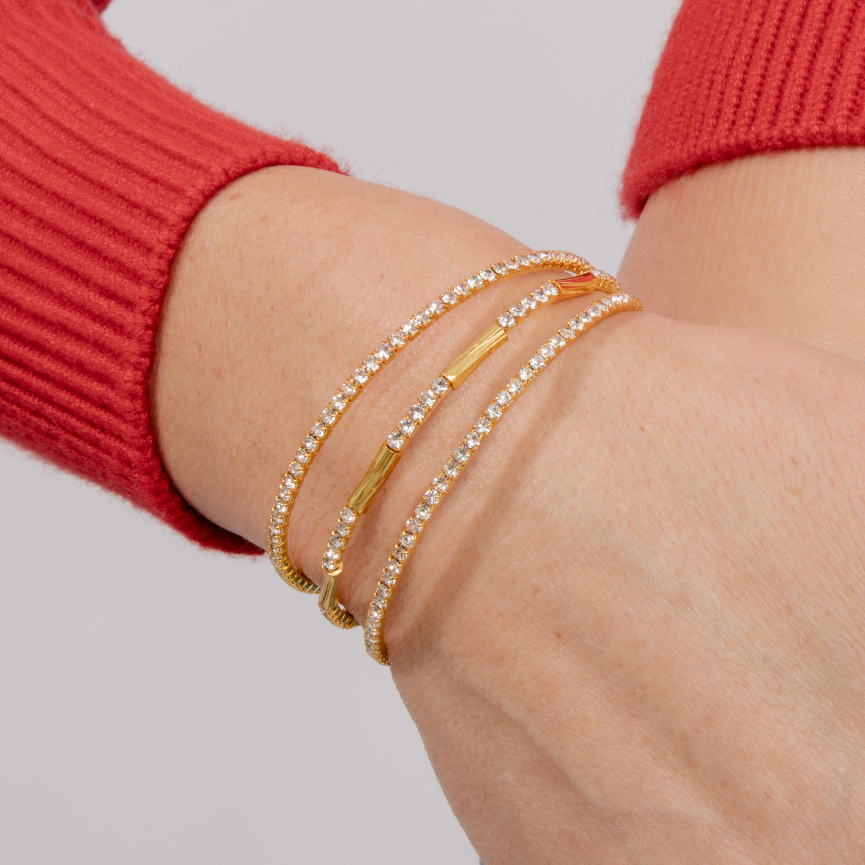 18k yellow gold finished bracelet - Rorak
