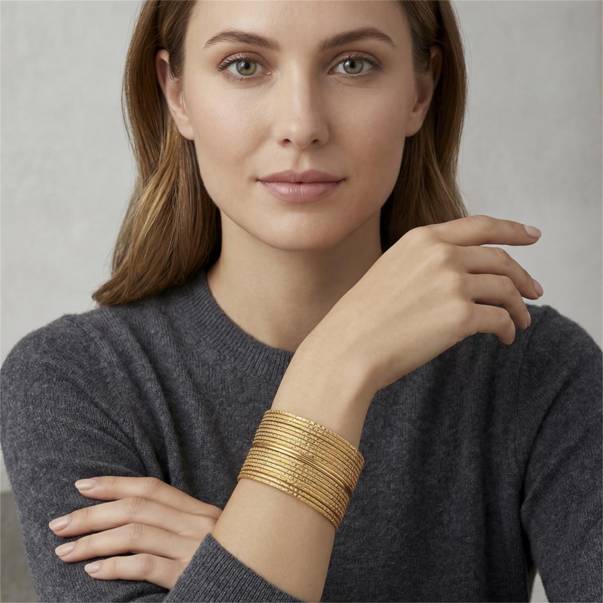 Pulsera Grukpa acabado oro amarillo 18k - Grukpa