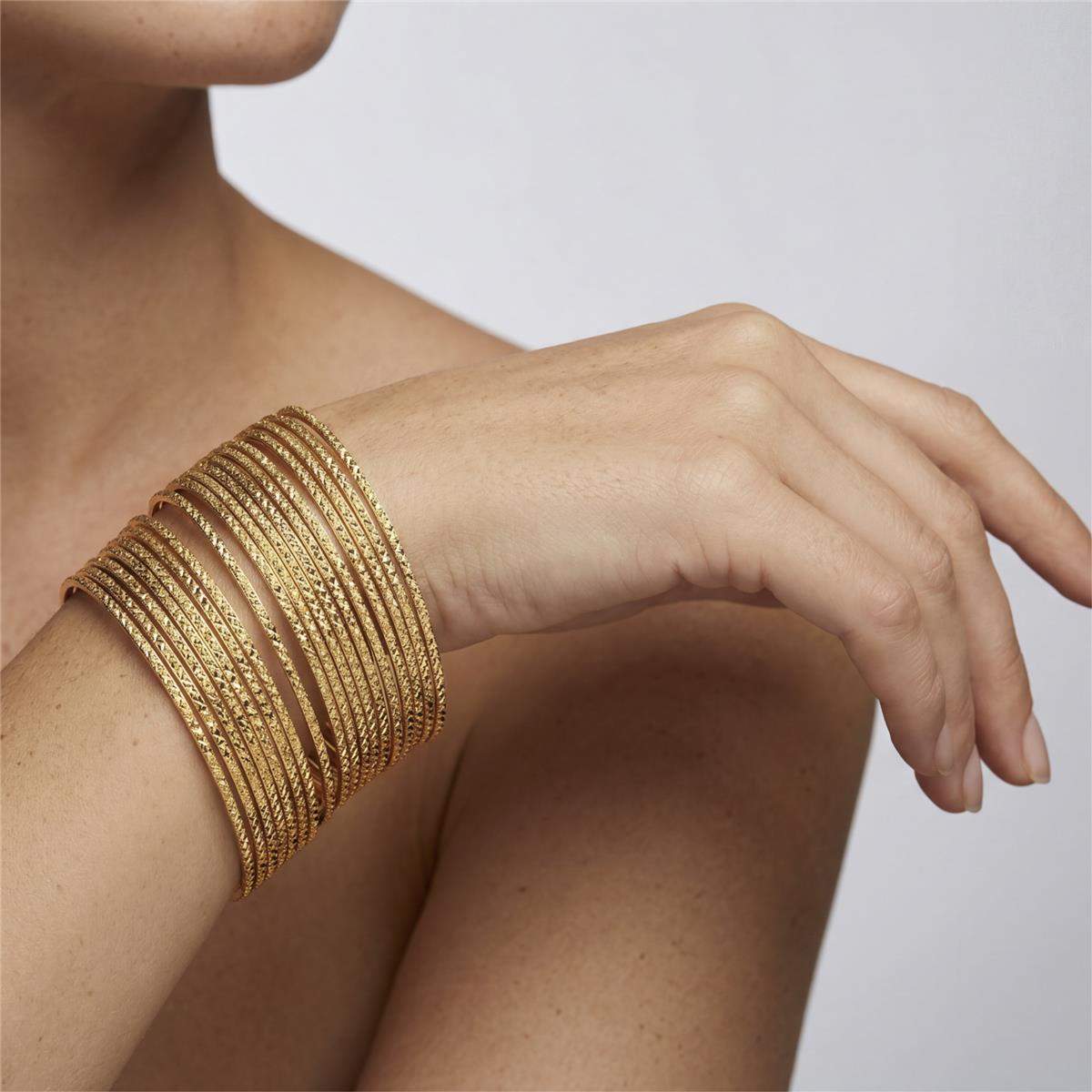 Pulsera Grukpa acabado oro amarillo 18k - Grukpa