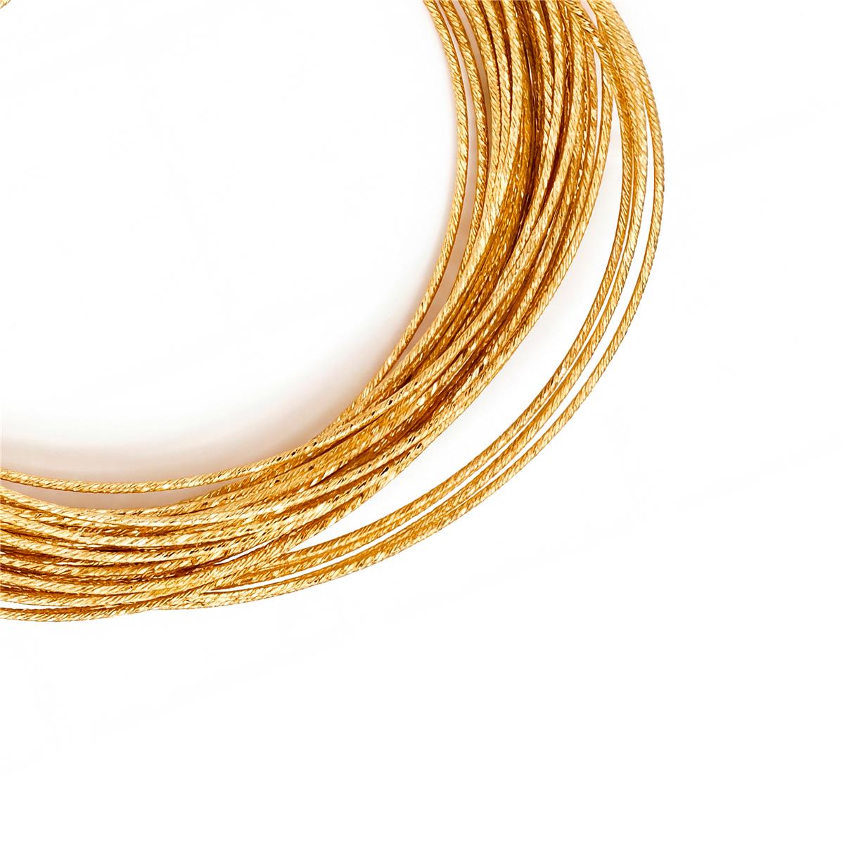 Pulsera Doomdur acabado oro amarillo 18k - Doomdur