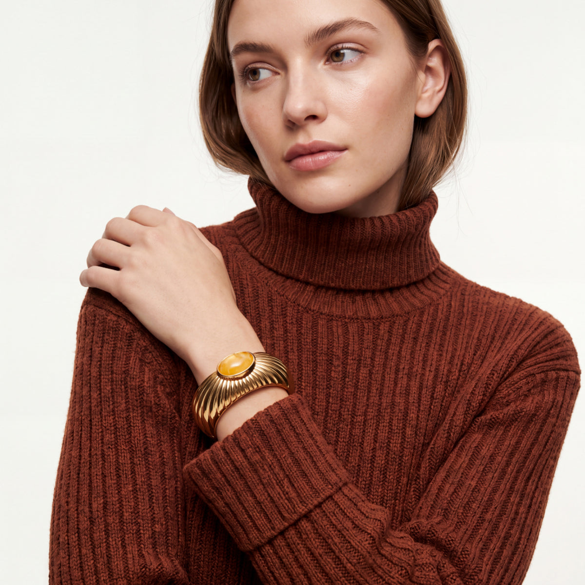 Pulseira com acabamento em ouro amarelo de 18k - Lilel