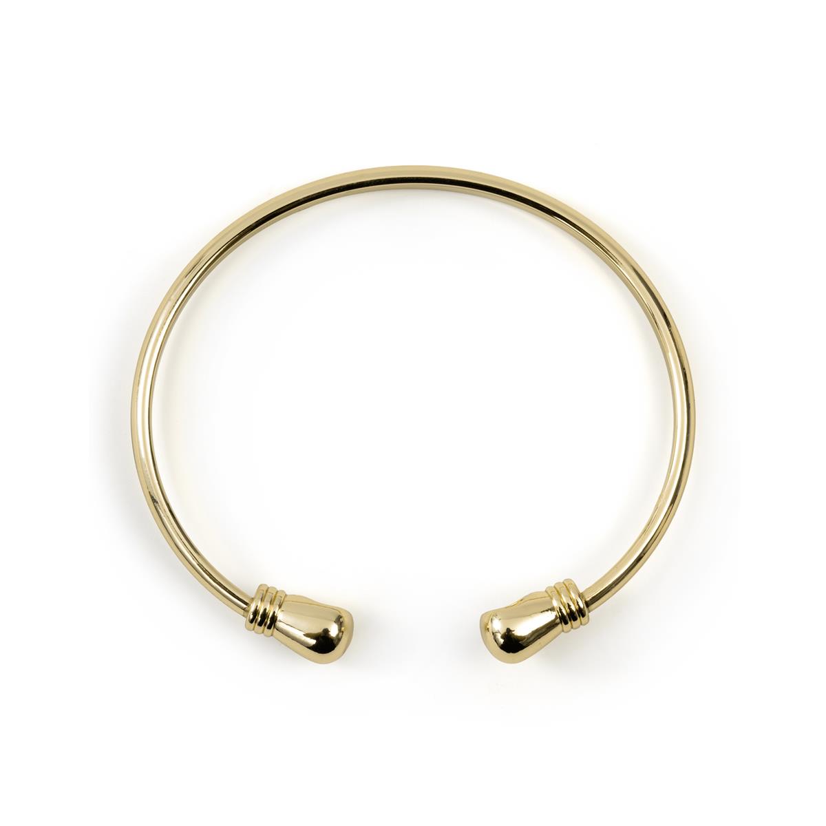 Pulsera acabado en oro amarillo de 18k - Sanee