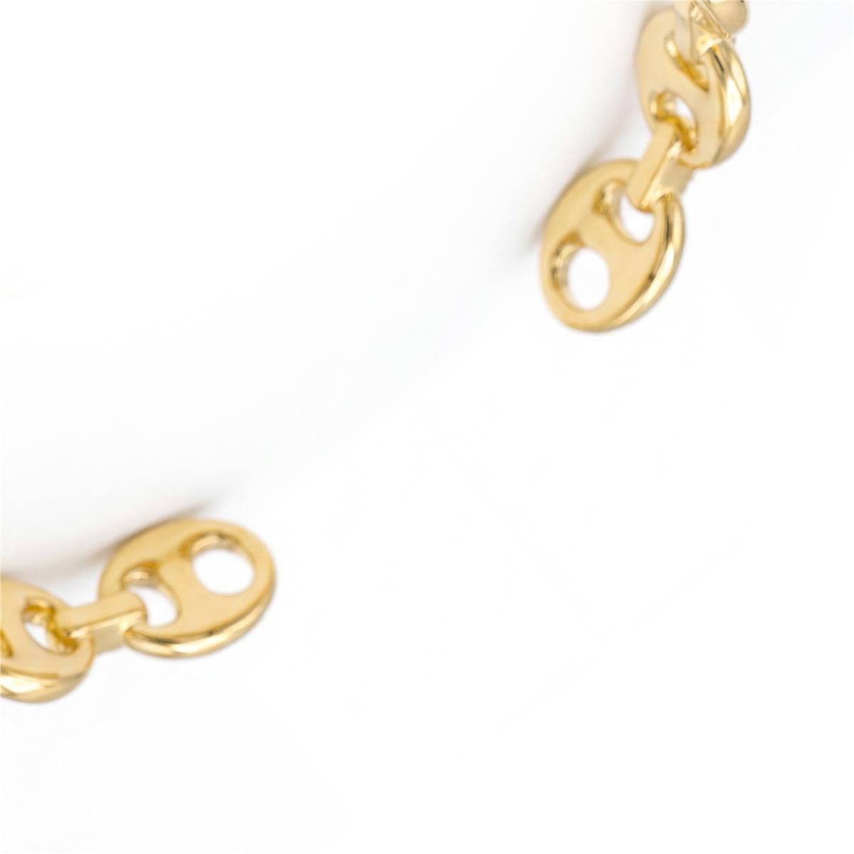 Pulsera de Aleación de Metal y Circonita Brillante acabado en oro amarillo de 18k - Hidgi