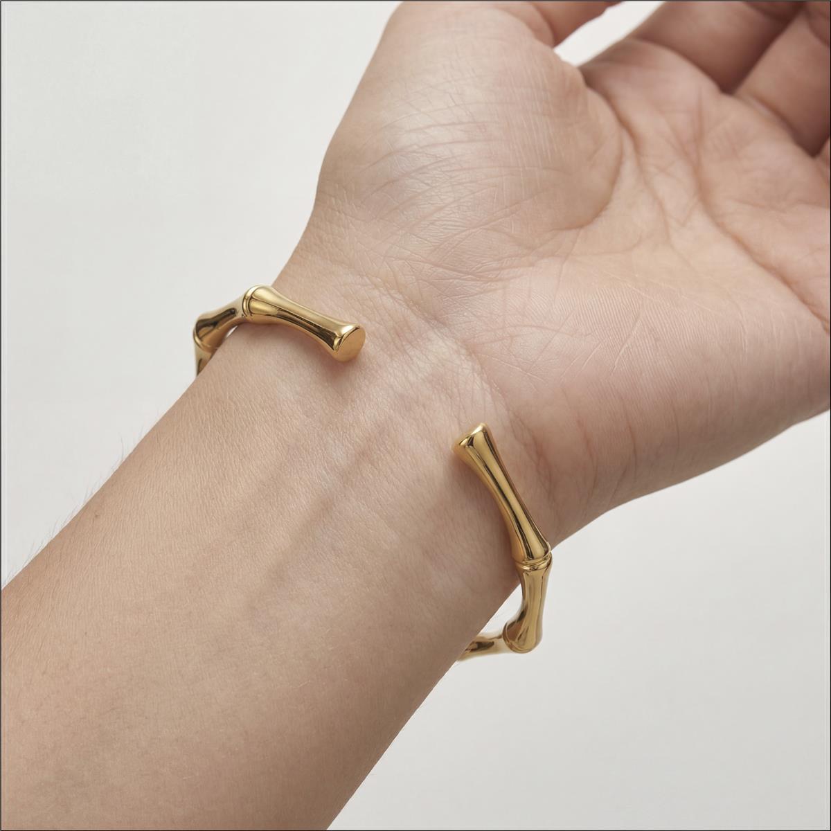 Pulsera acabado en oro amarillo de 18k - Zau